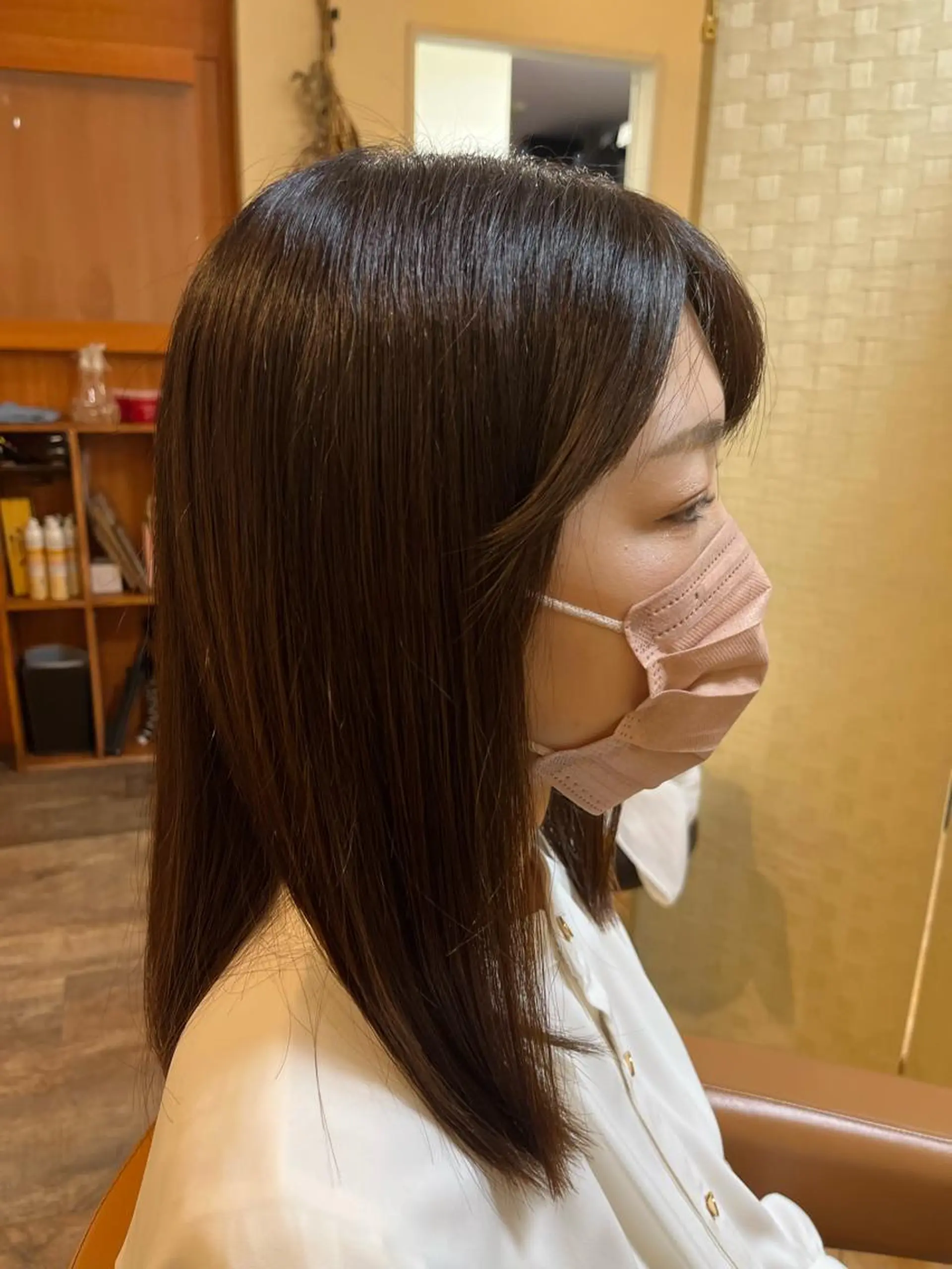 ミディアム 田畑 優希のヘアスタイル