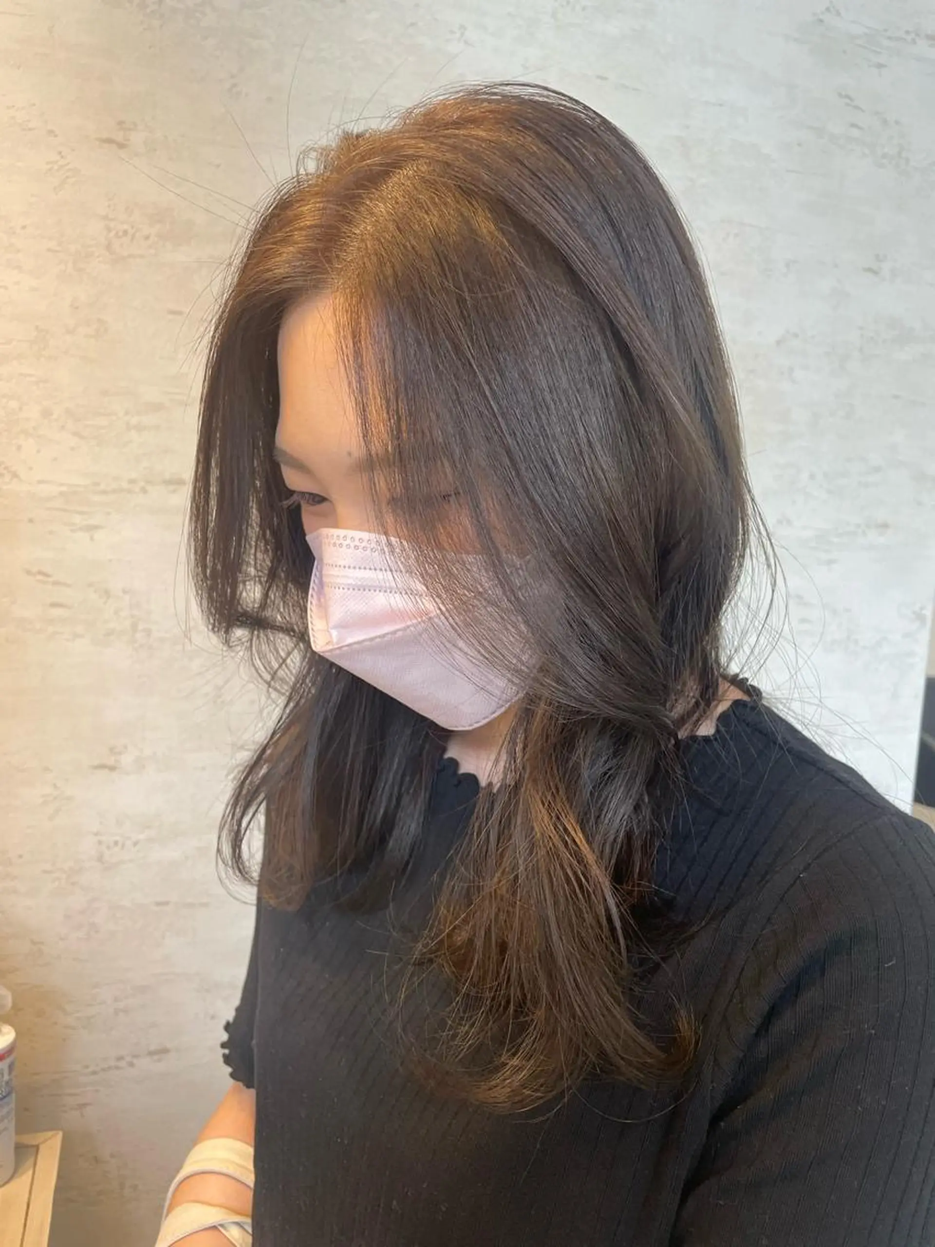 ロング カラー カット ヘアカラー トリートメント 女性に人気♪ はやしほのかのヘアスタイル