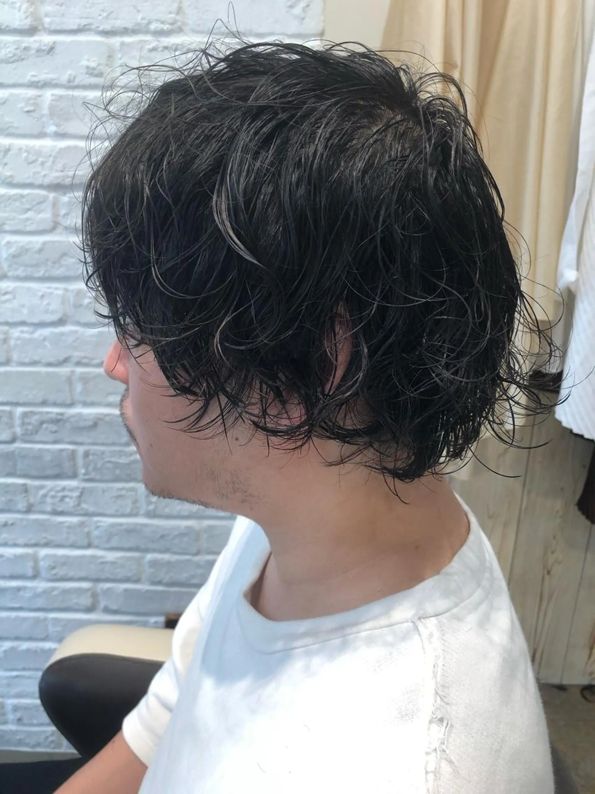 ショート カラー パーマ メンズ メンズサロン💈 吉岡陽【中野】のヘアスタイル