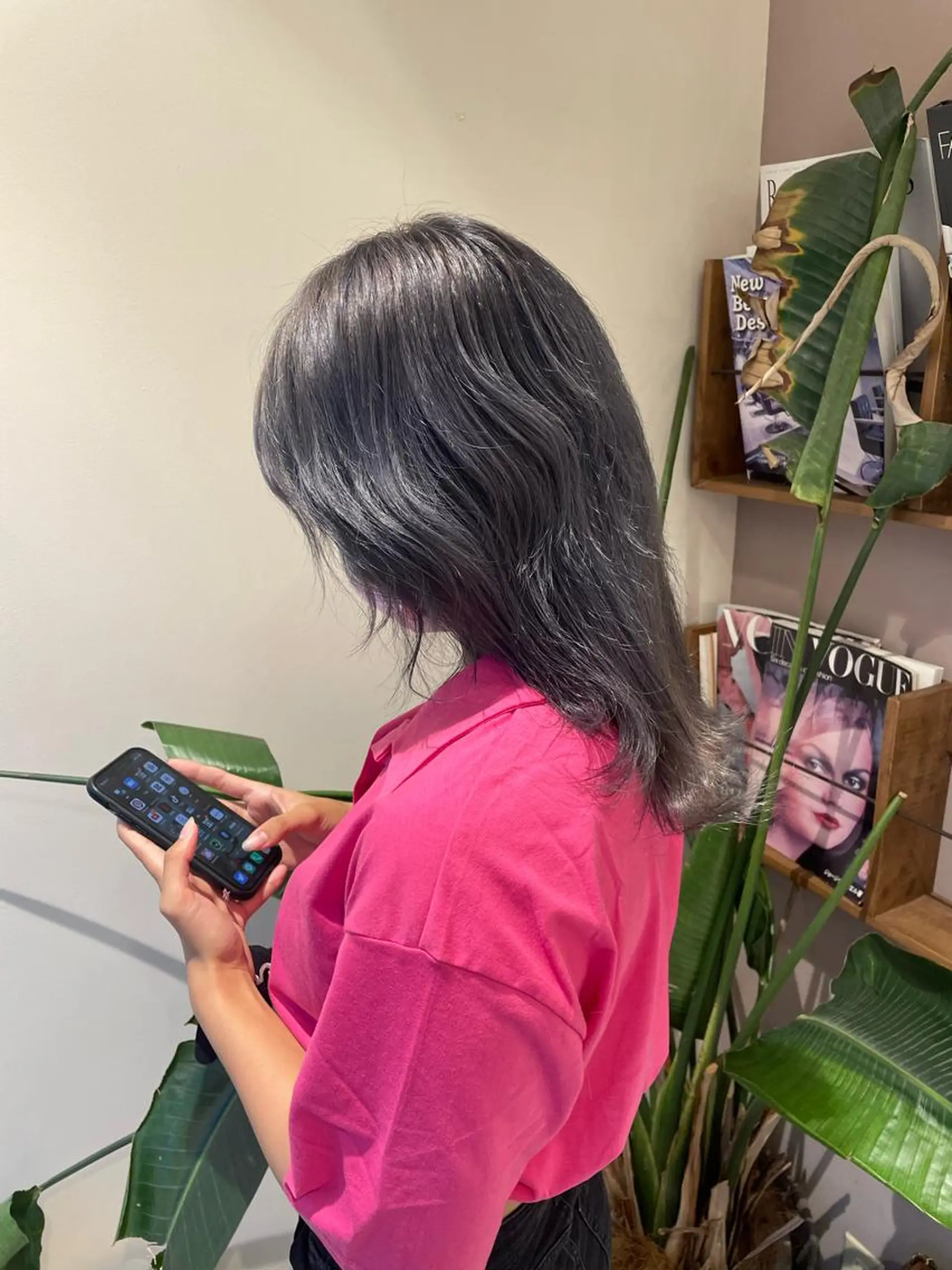 カラー ダブルカラー シルバー 💎巻ける縮毛矯正/ 艶髪💎石渕智也のヘアスタイル