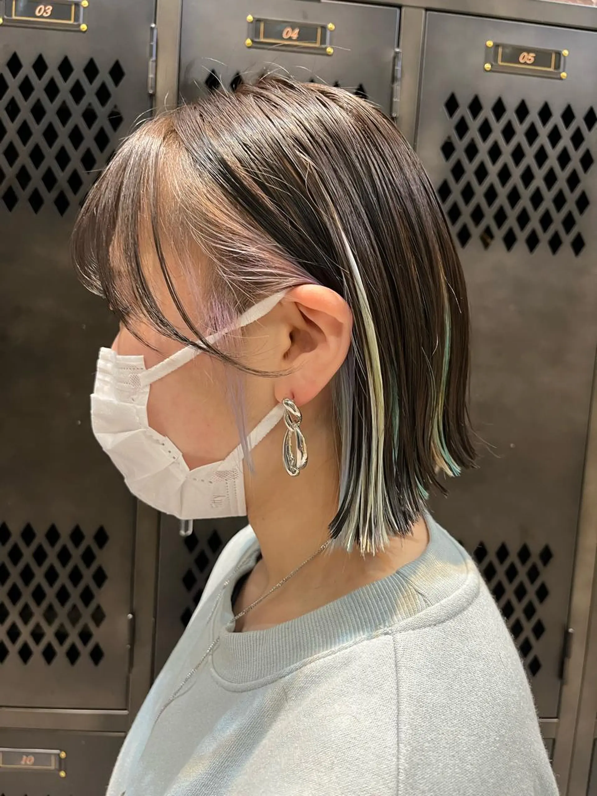 ショート カラー 切りっぱなしボブ ボブ 清水　仰士 ROW町田のヘアスタイル