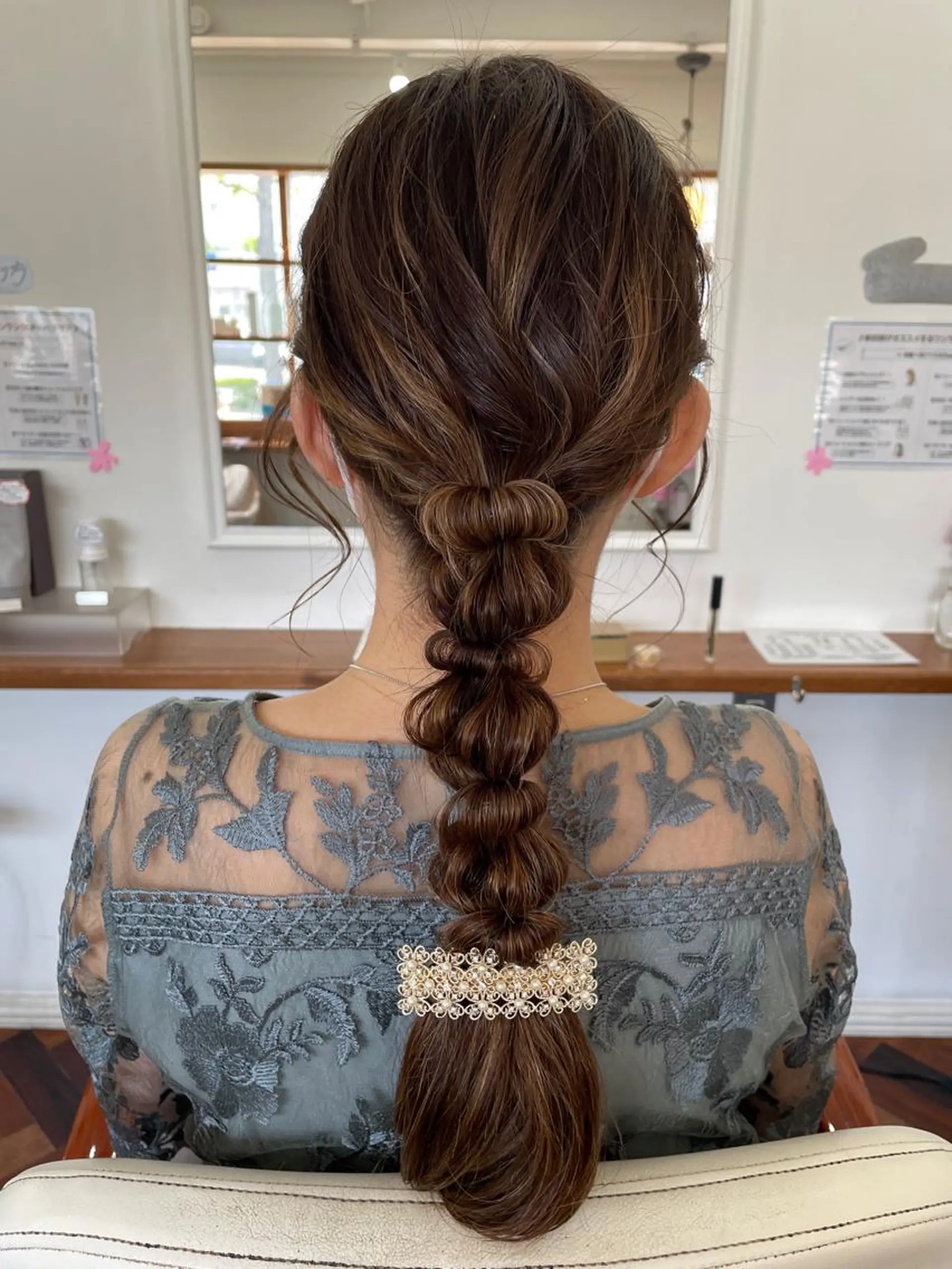 ヘアアレンジ ヘアセット 塔崎 りこのヘアスタイル