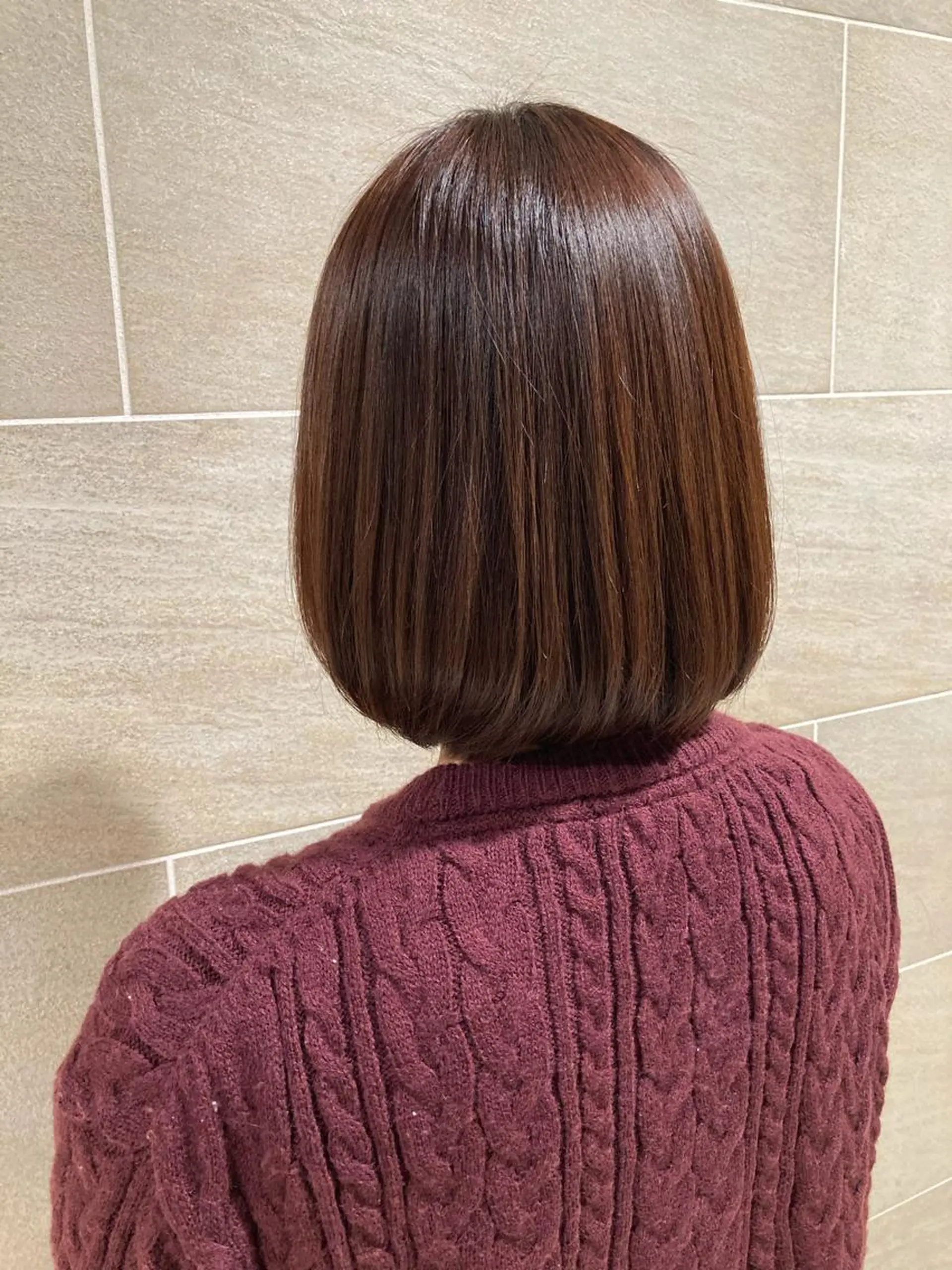 ミディアム 宮原 佳苗のヘアスタイル