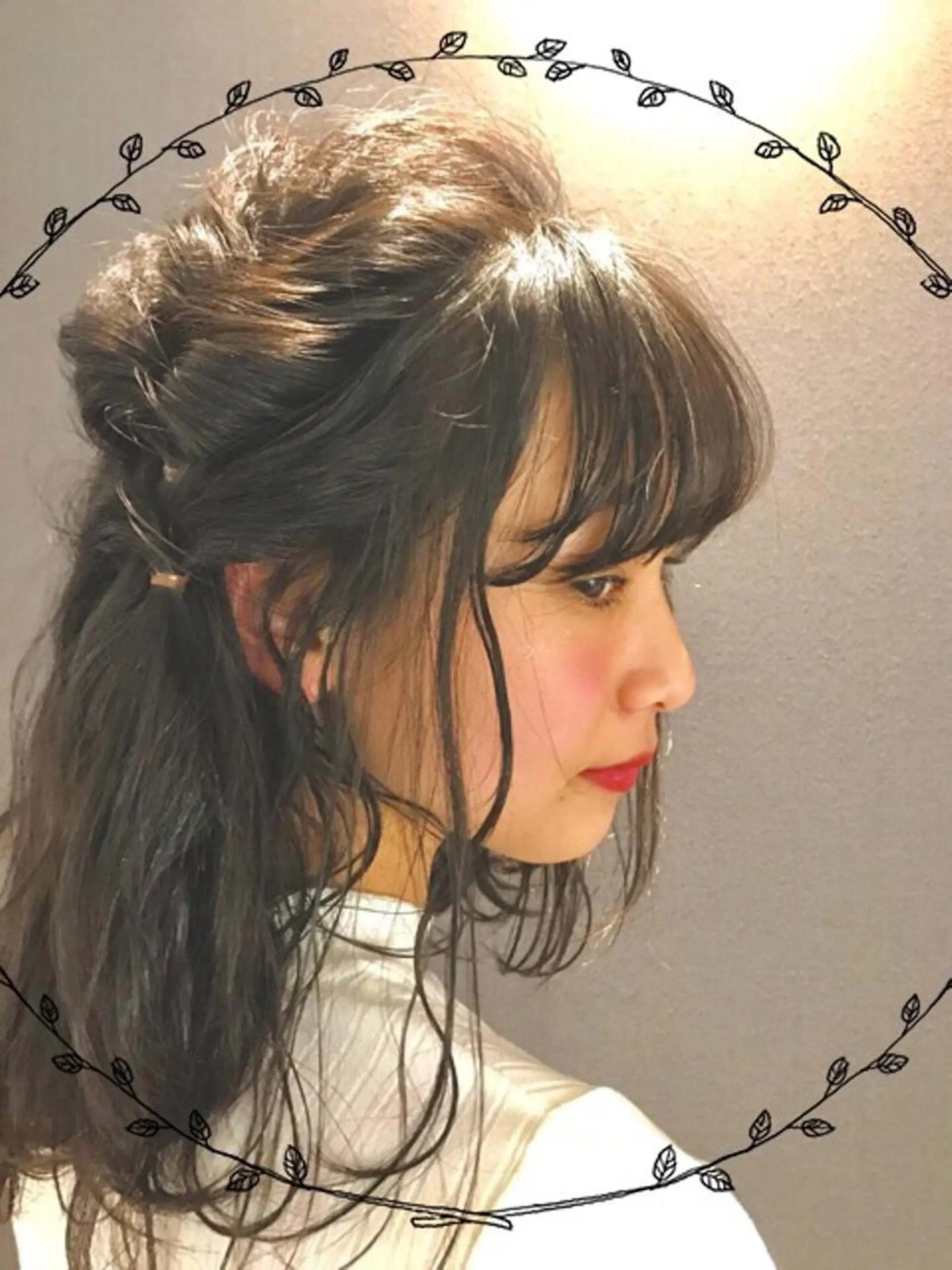 ミディアム カラー ベージュカラー ココアベージュ 新宿駅近♡個室 ♡関口三都季🌜のヘアスタイル
