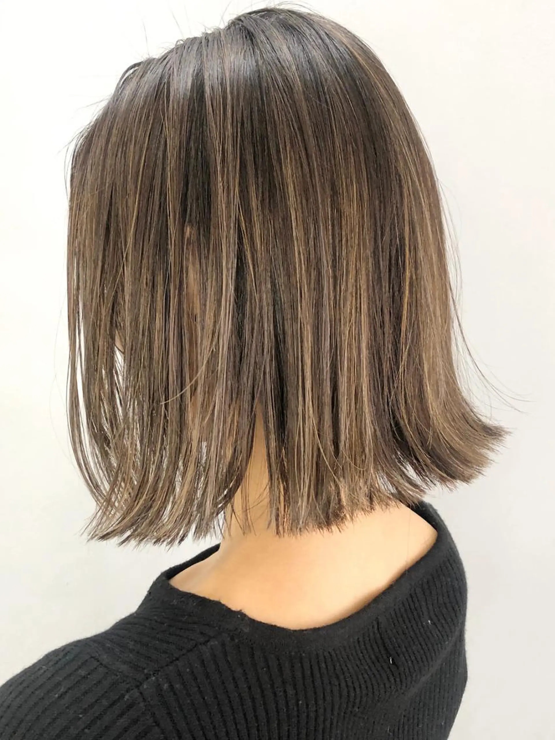 ショート カラー パーマ ヘアアレンジ ハイライトカラー ボブ ハイライト ITbyALBUM 中野店のヘアスタイル