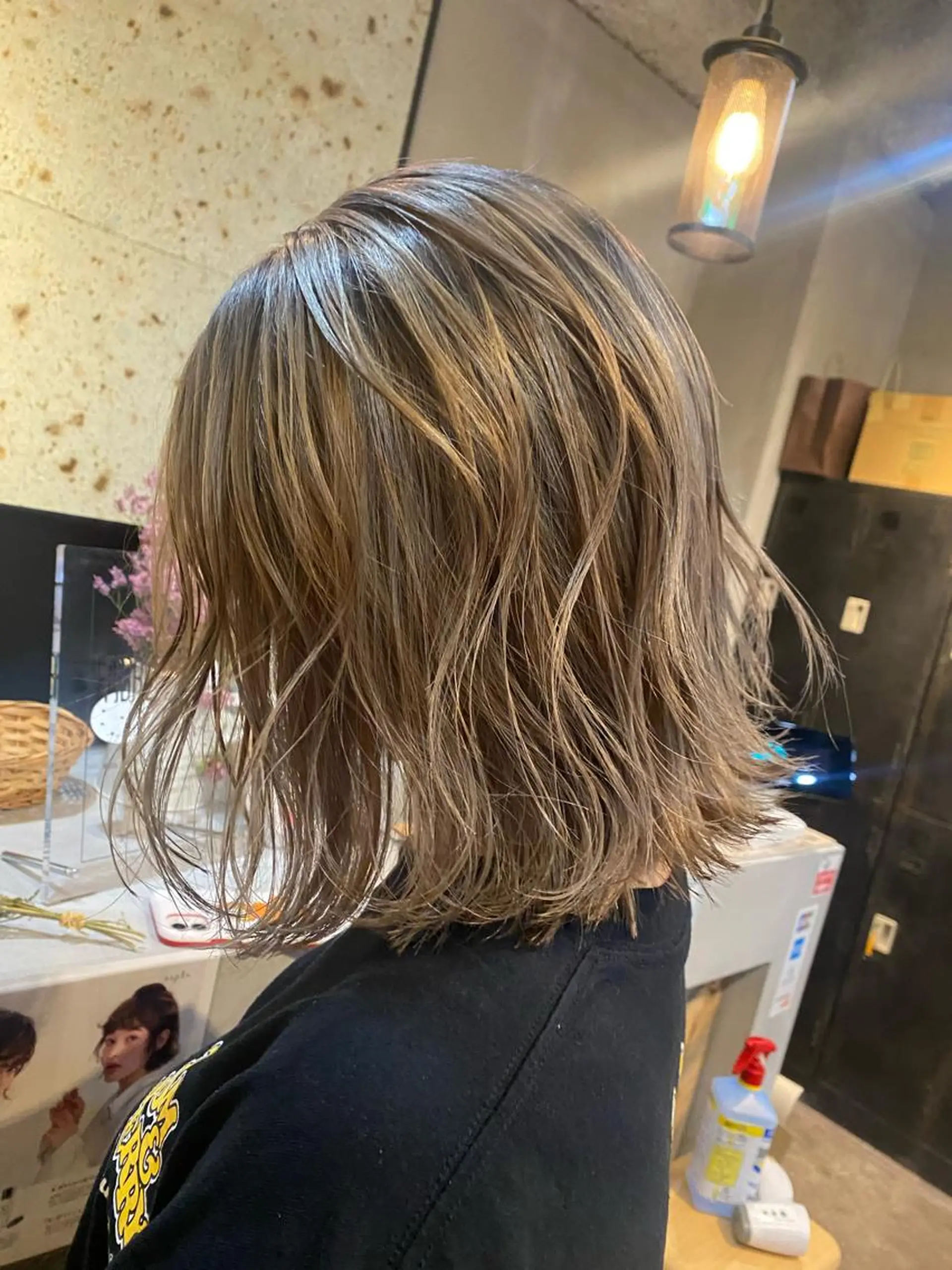 ミディアム sail hairのヘアスタイル
