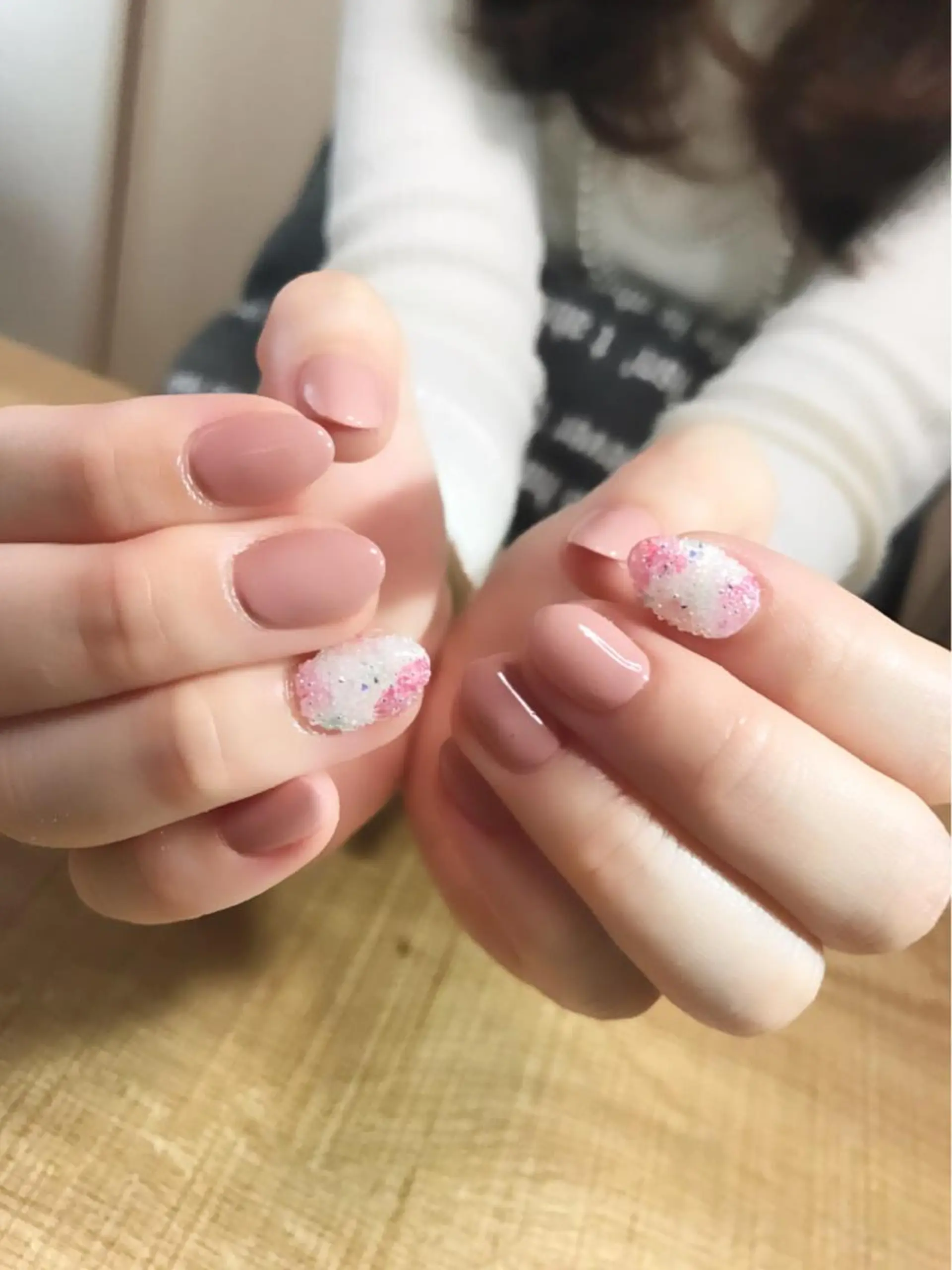 ネイル シンプルネイル ツメトマツゲ .のネイルデザイン