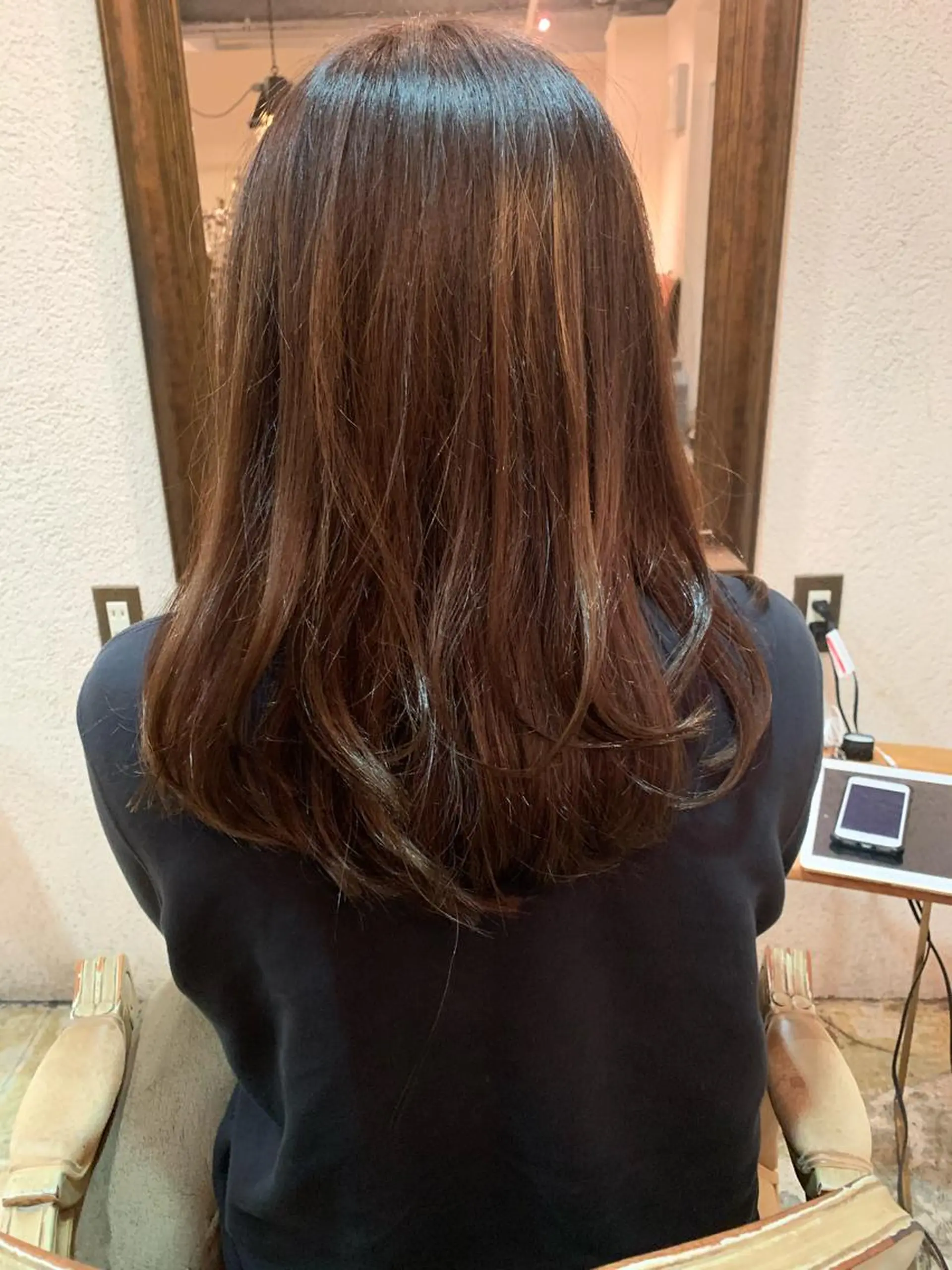 ロング WAVE所属・井本 早紀のヘアスタイル