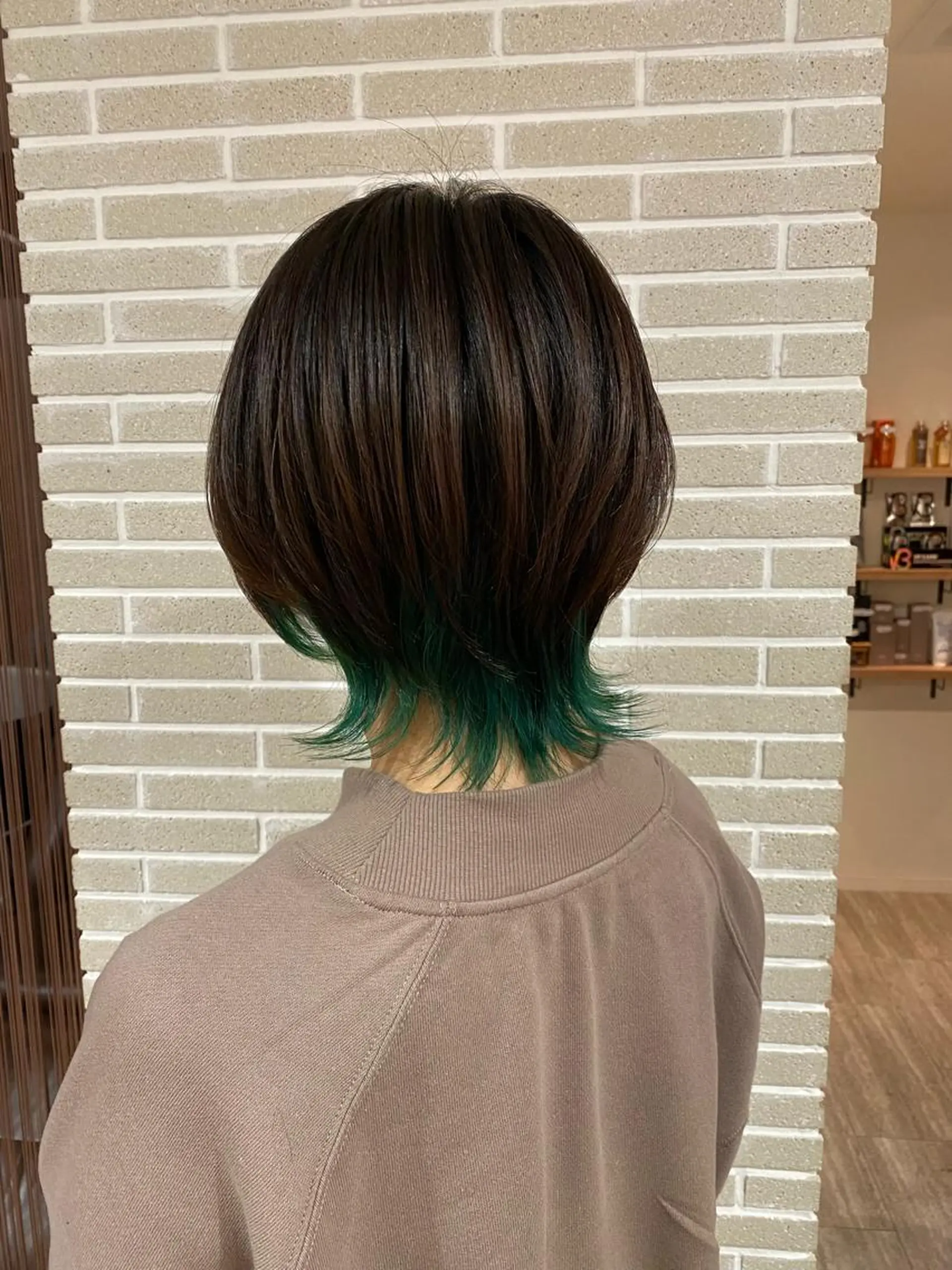 ショート アッシュ ボブ 髪質改善 レイヤーカット ショートヘア カット ヘアカラー ショート〜ミディアム 喜多司のヘアスタイル