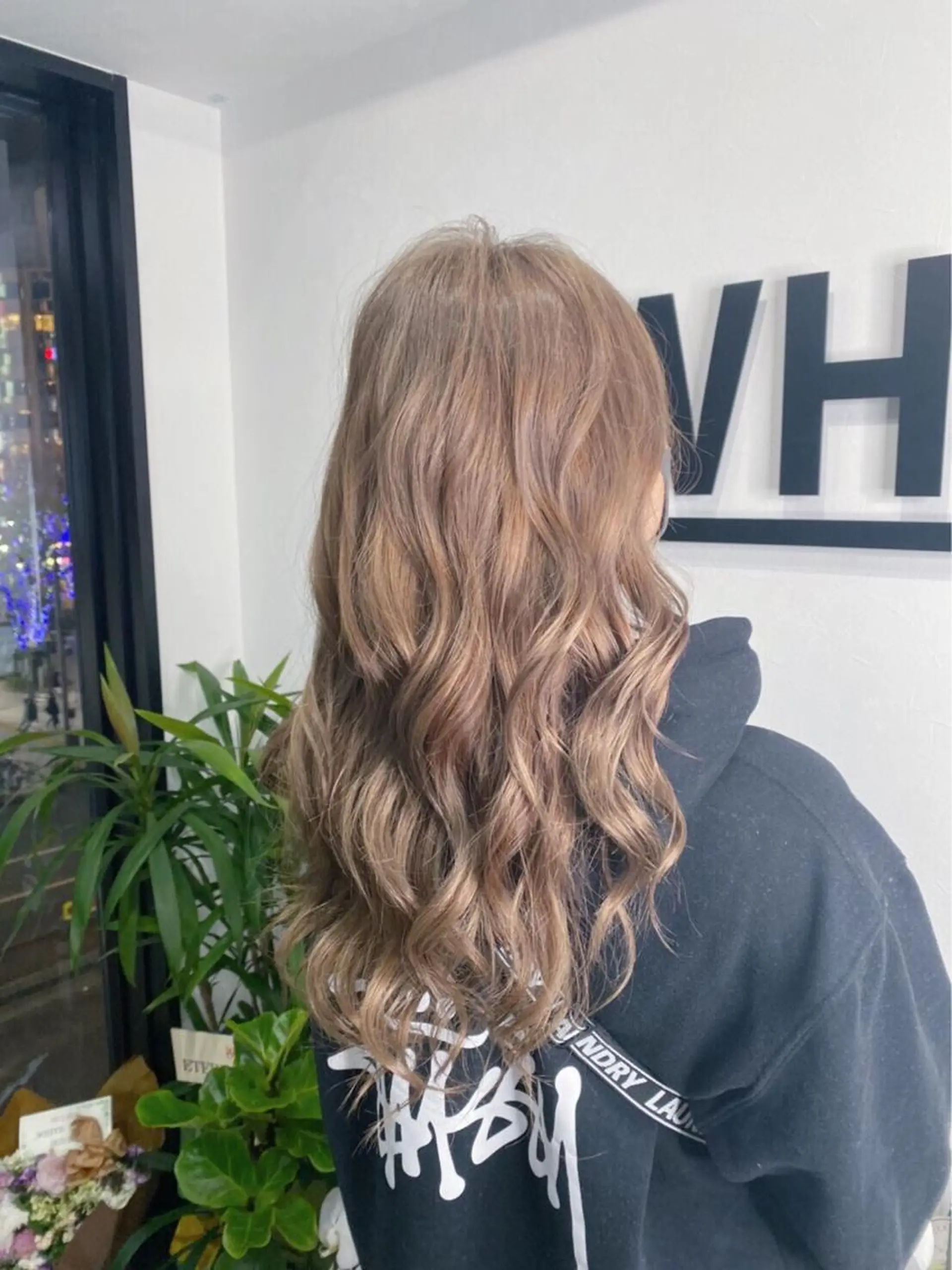 ロング カラー レイヤーカット❤︎ 韓国ヘア❤︎YUKAのヘアスタイル