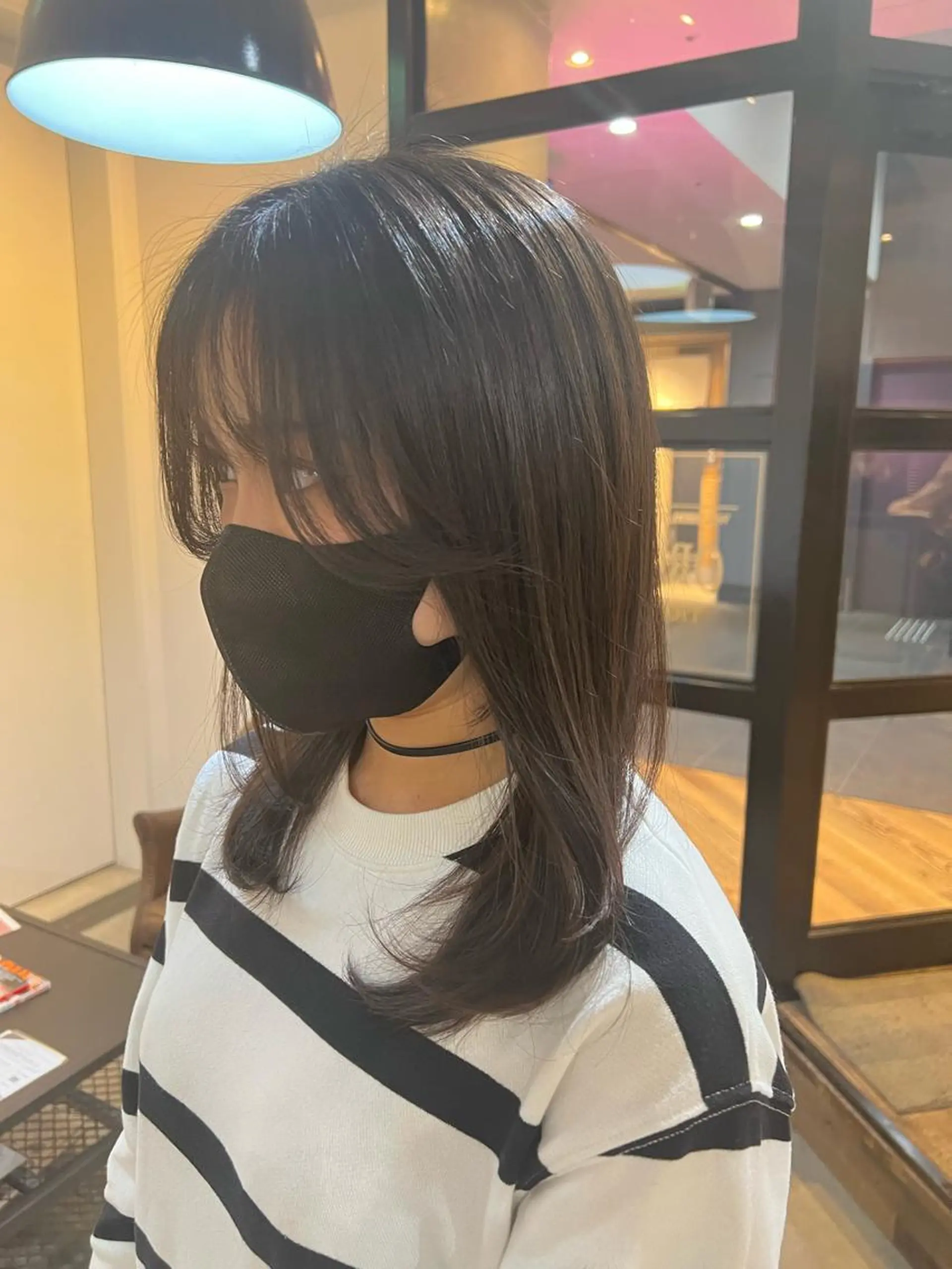 セミロング レイヤーカット beleefric 🩵チセのヘアスタイル