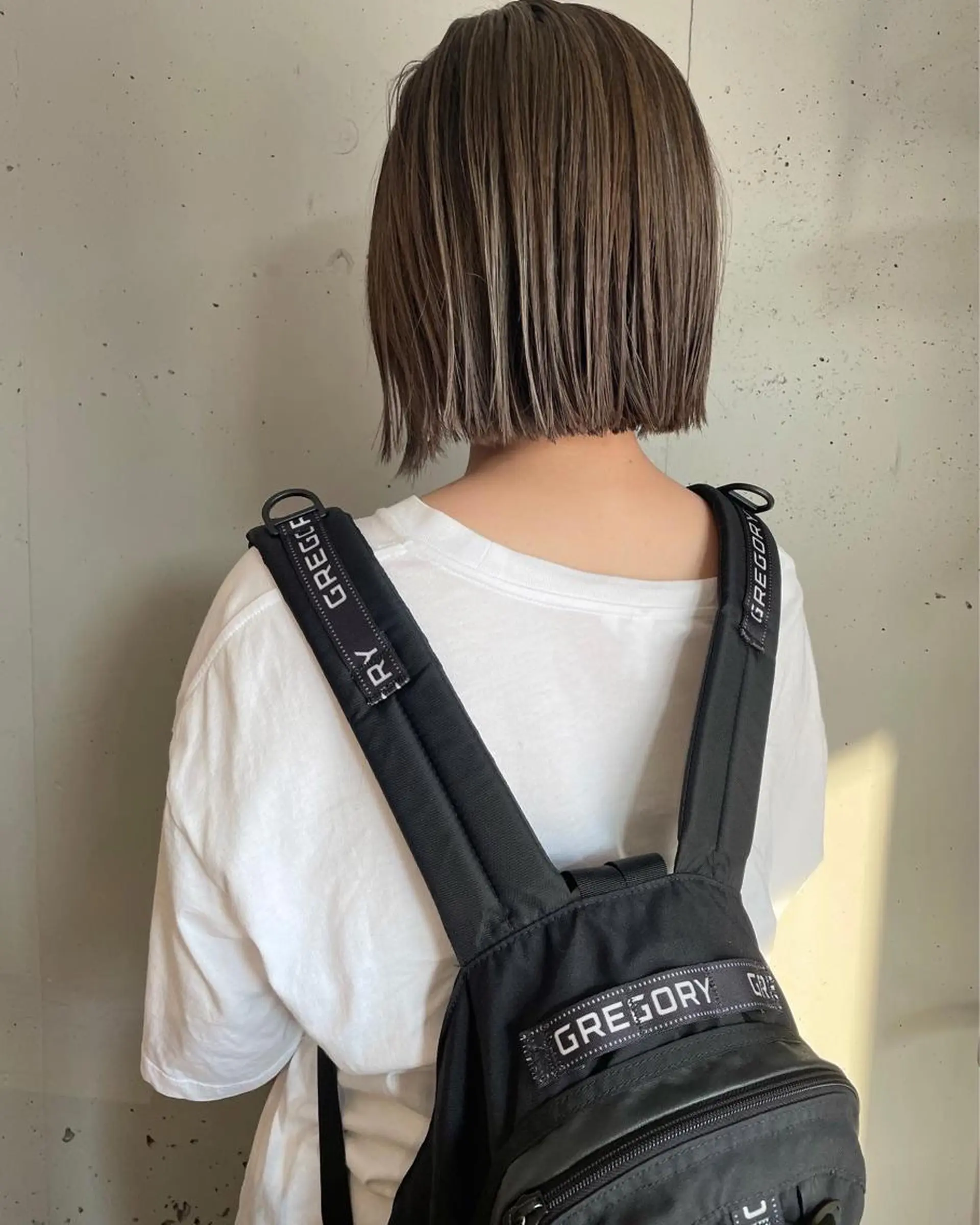 ミディアム カラー カット ヘアカラー トリートメント 東 みのりのヘアスタイル