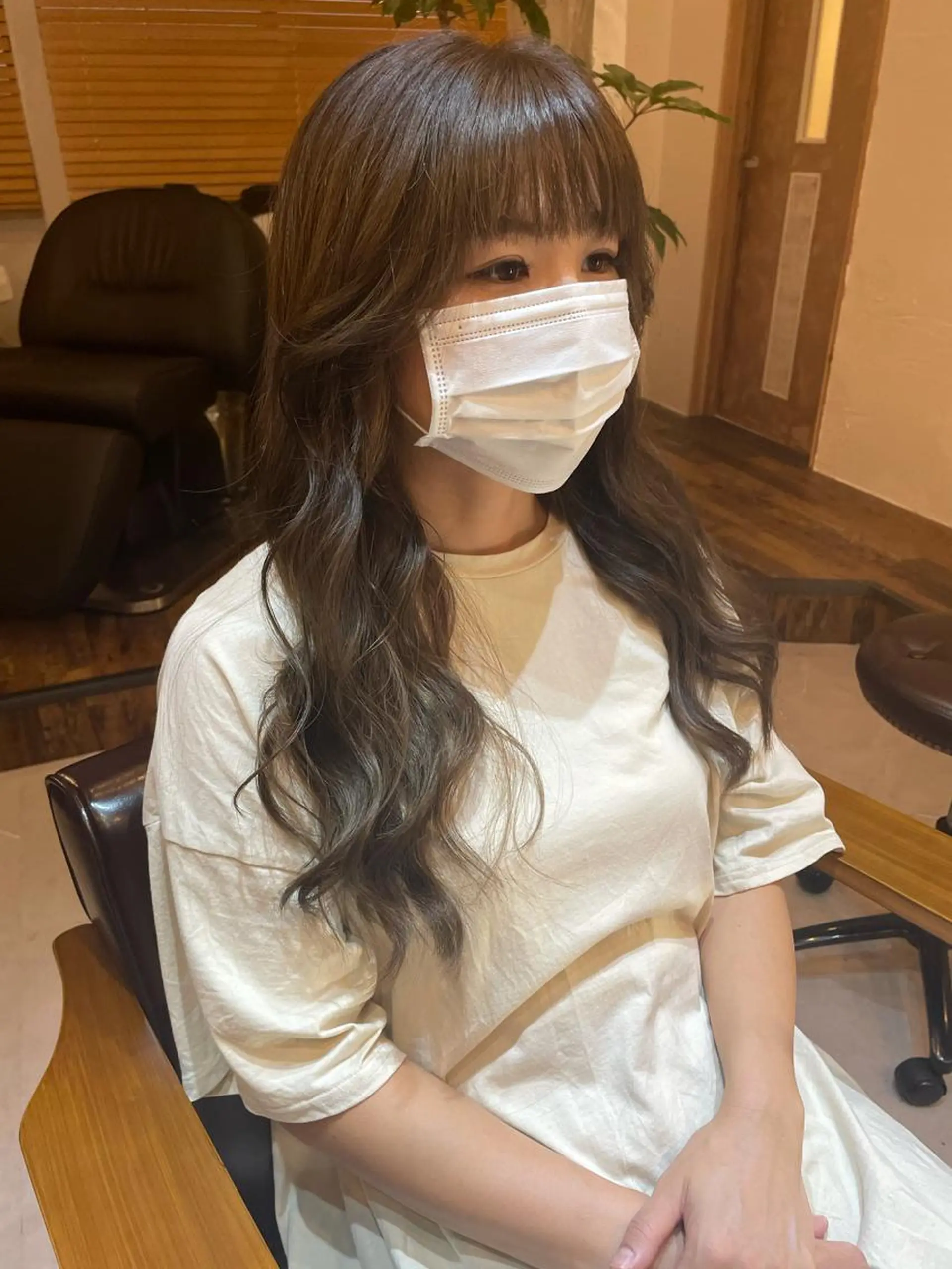 ロング 清水 美雪のヘアスタイル