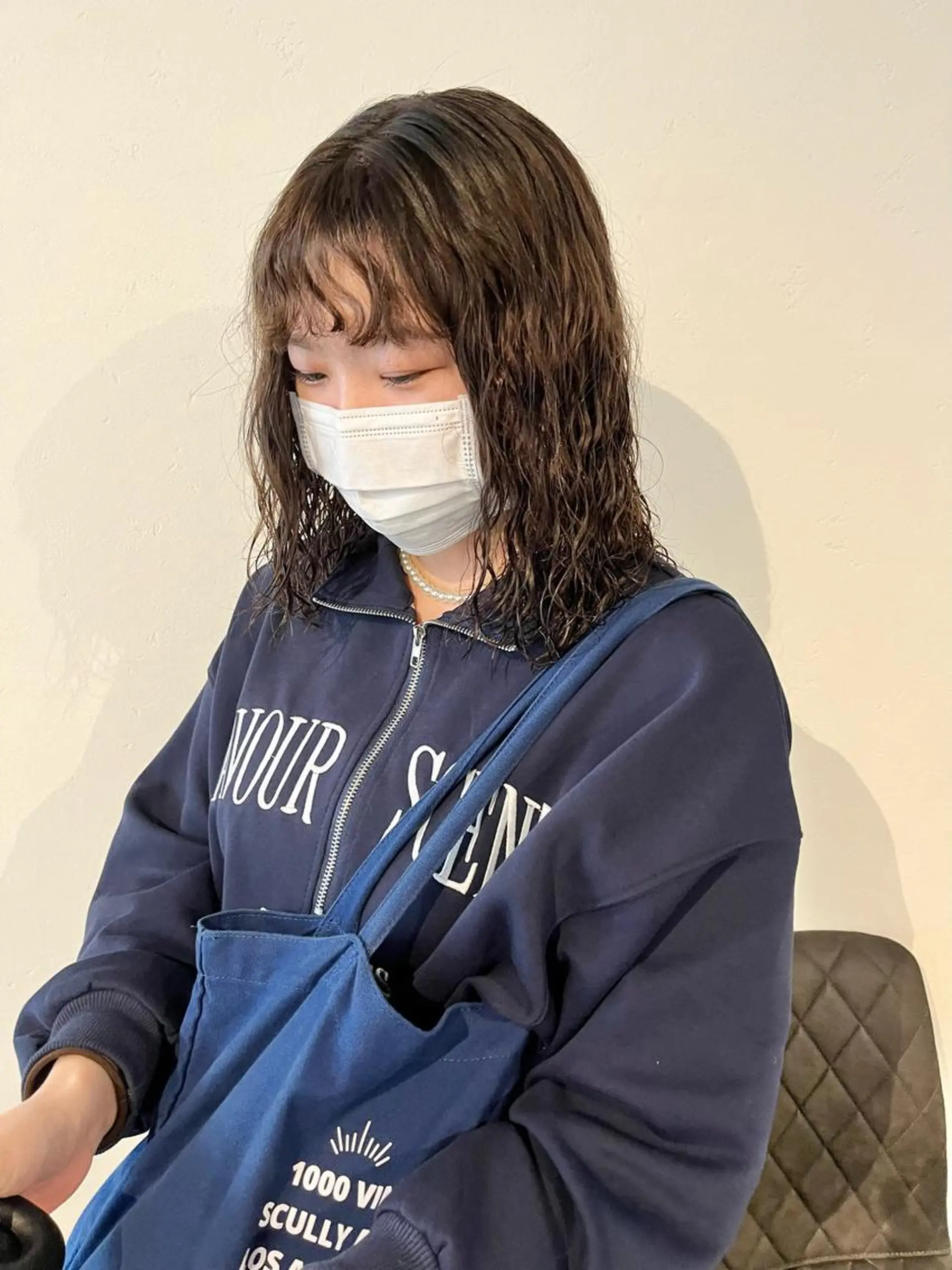 セミロング パーマ セミロングパーマ スパイラルパーマ カット パーマ ショート/パーマ/ カラー/FUKOのヘアスタイル