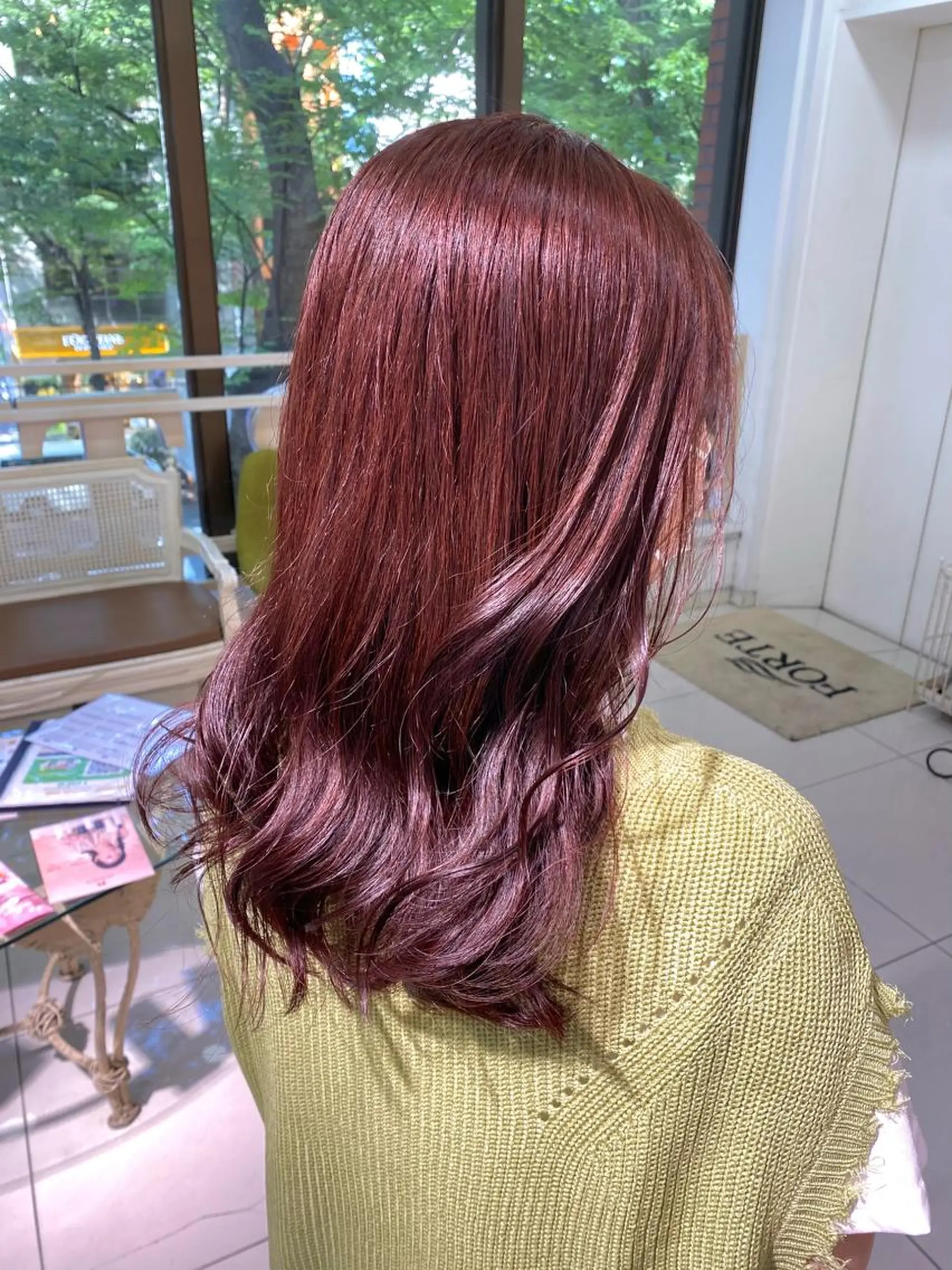 セミロング カラー ヘアアレンジ 透明感カラー 古山 結季🌙🖤のヘアスタイル