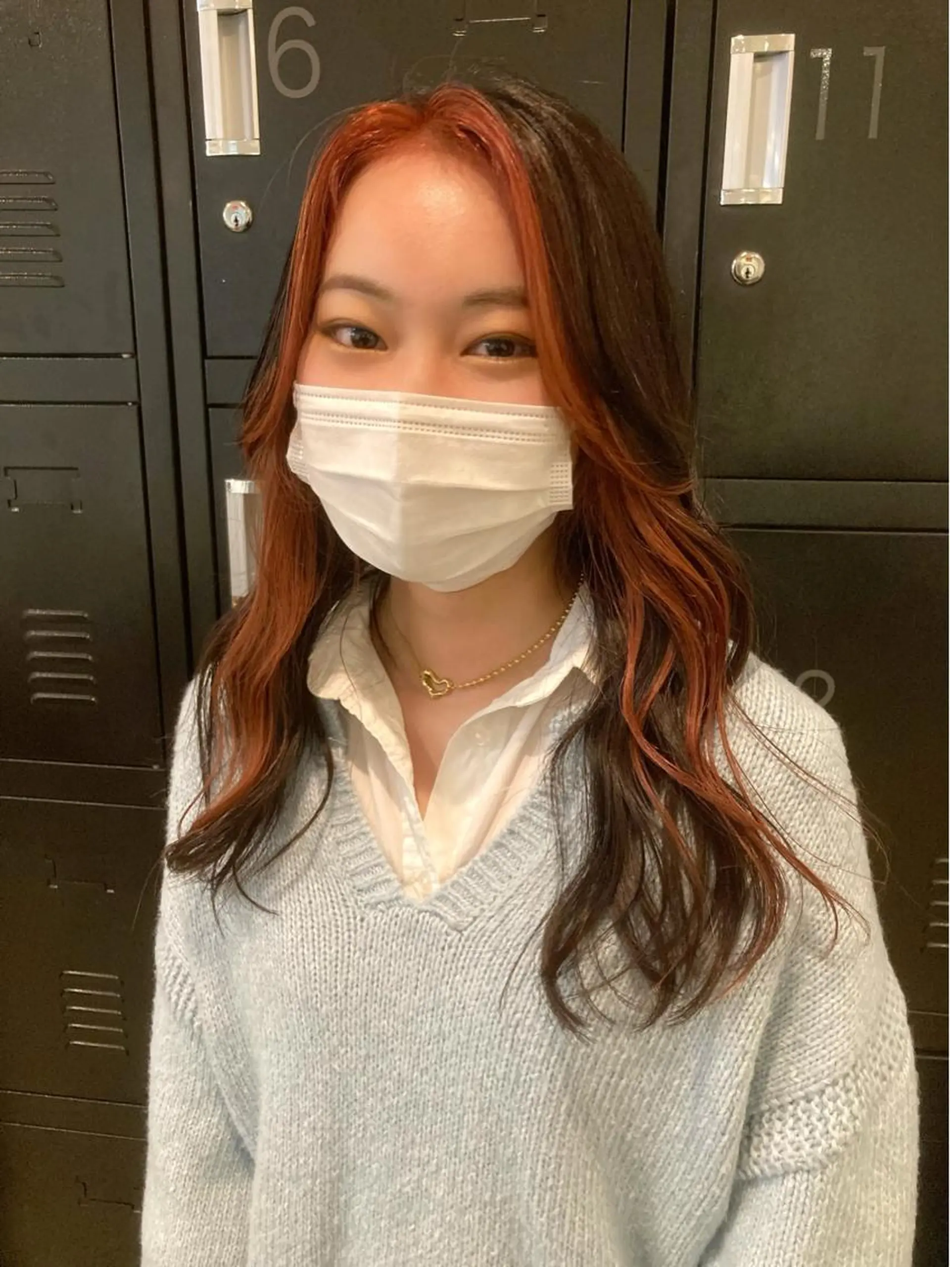 ロング ミストバング ヘアカラー カラーリスト菅野 竜矢🌈のヘアスタイル