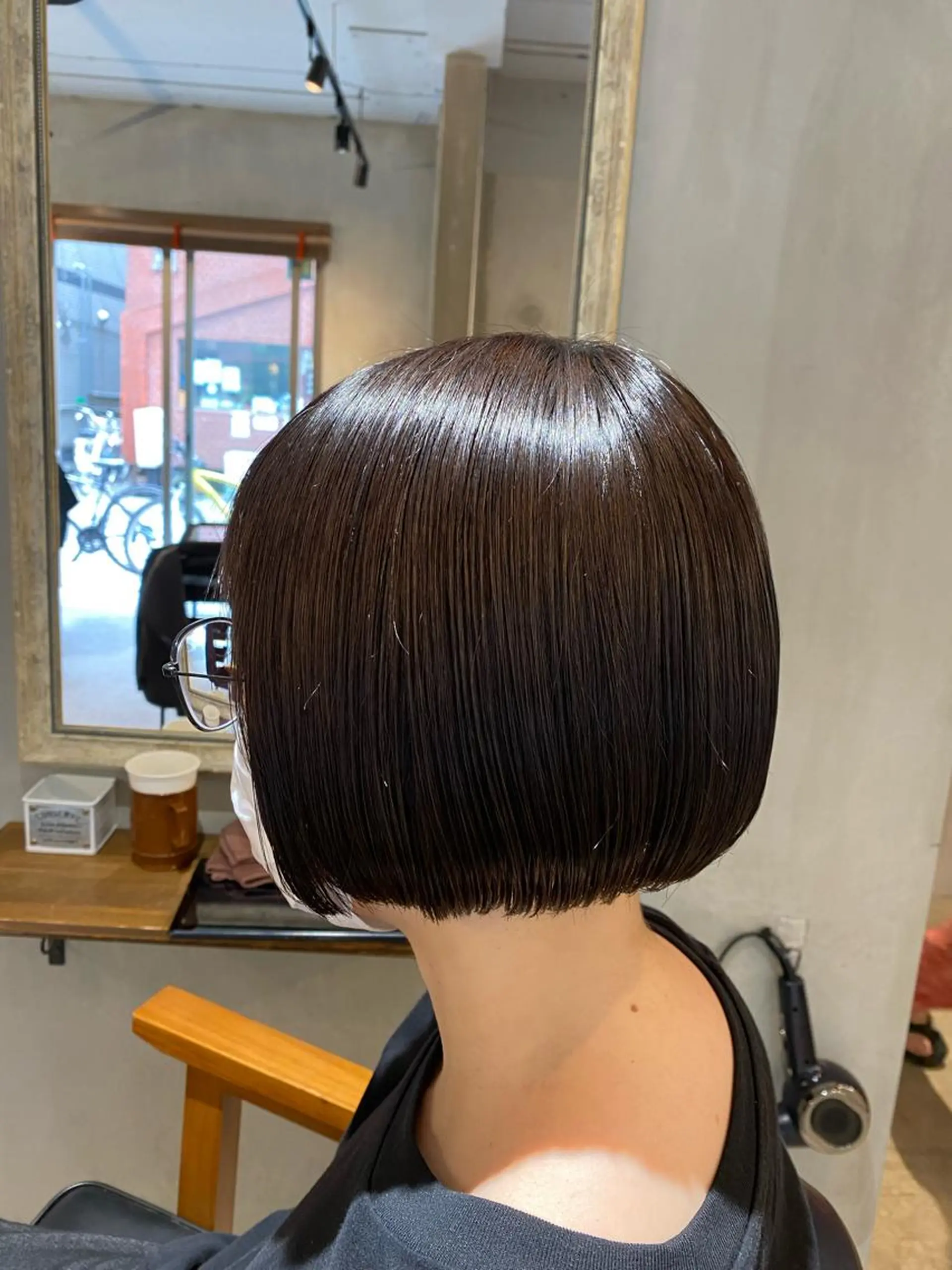 ショート カラー イルミナカラー ボブ トリートメント カット ヘアカラー トリートメント KEN KENのヘアスタイル