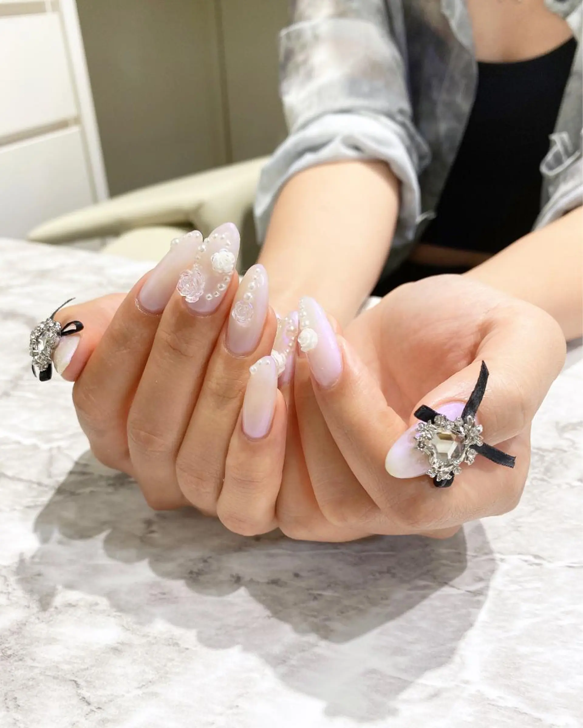 ネイル ハンドネイル フットネイル ハンドケア nail salon  AlgeTy所属・✴︎:.｡. MAKI.｡.:✴︎のネイルデザイン