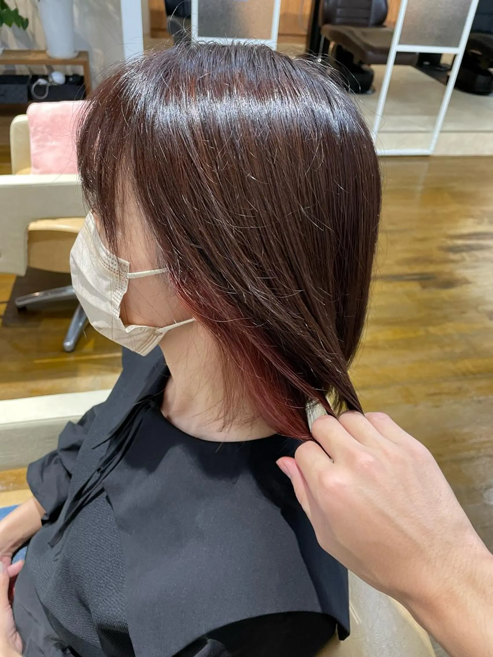 ミディアム ヘアカラー KAZUKI/ 髪質改善のヘアスタイル