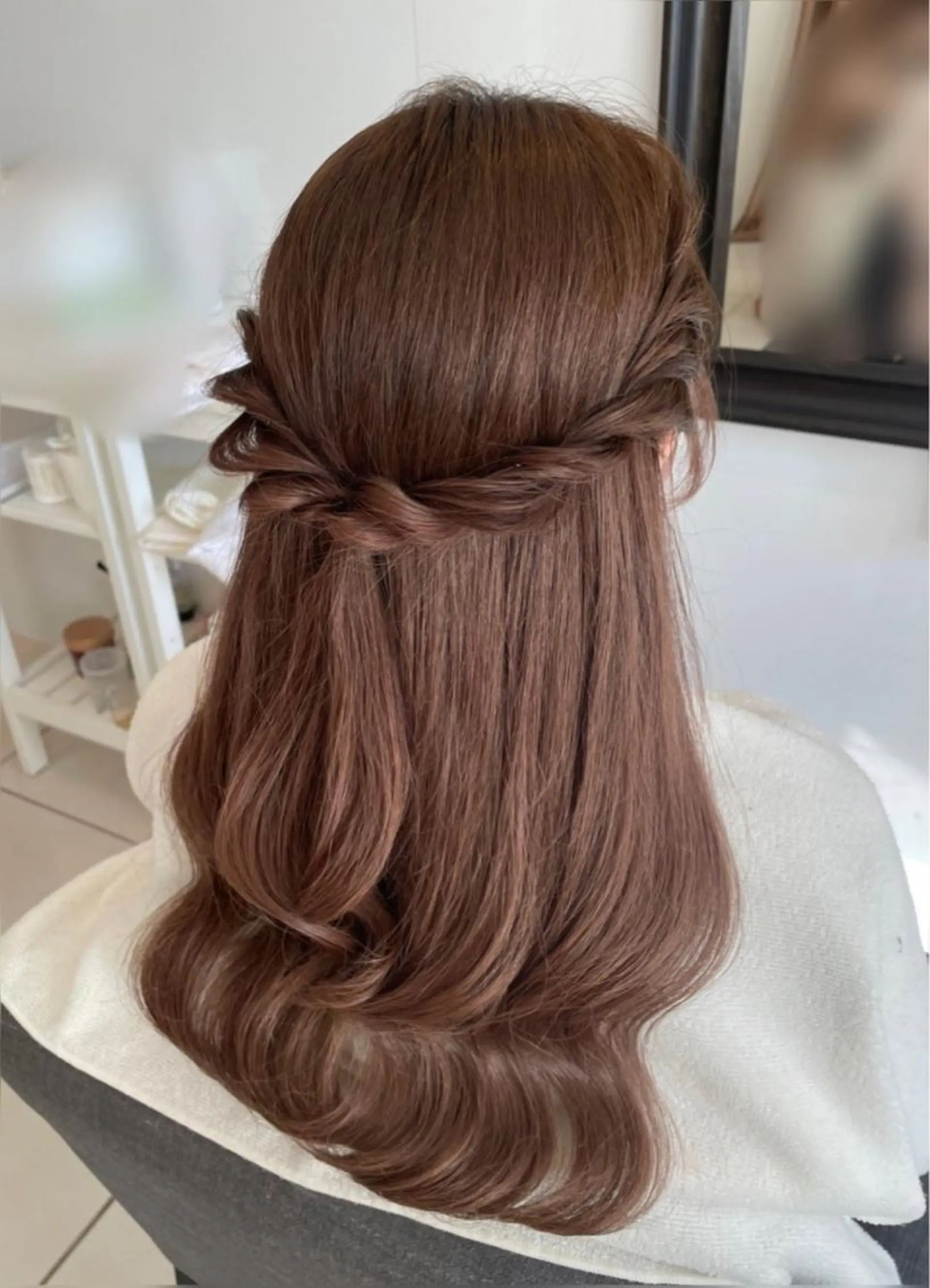 ヘアアレンジ ハーフアップ デート 浴衣 ヘアセット 参列・イベントヘア♡ ゆいなのヘアスタイル