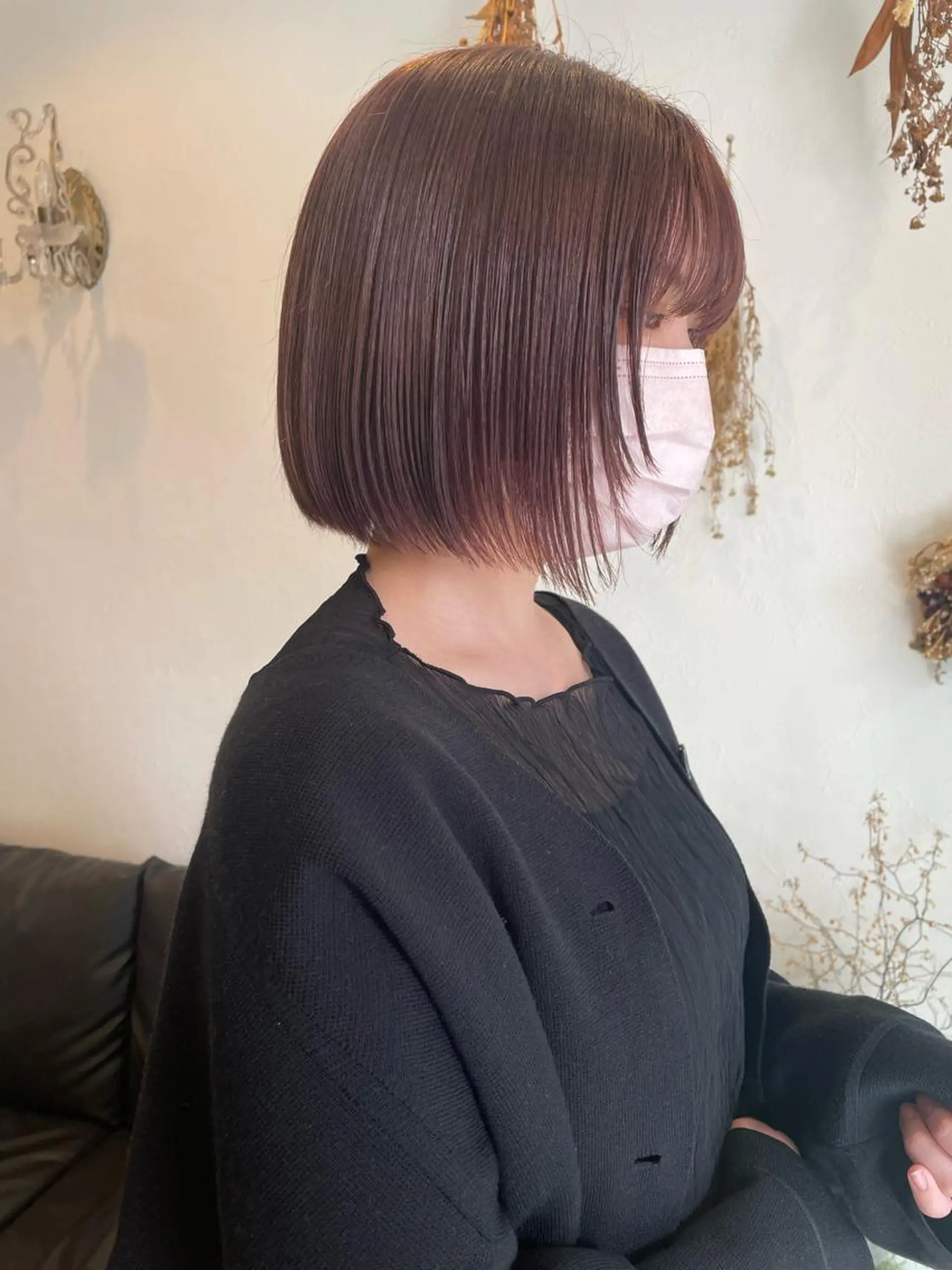 ミディアム カラー カシス ヘアカラー m ā l o.🌷 サカモトマイコのヘアスタイル