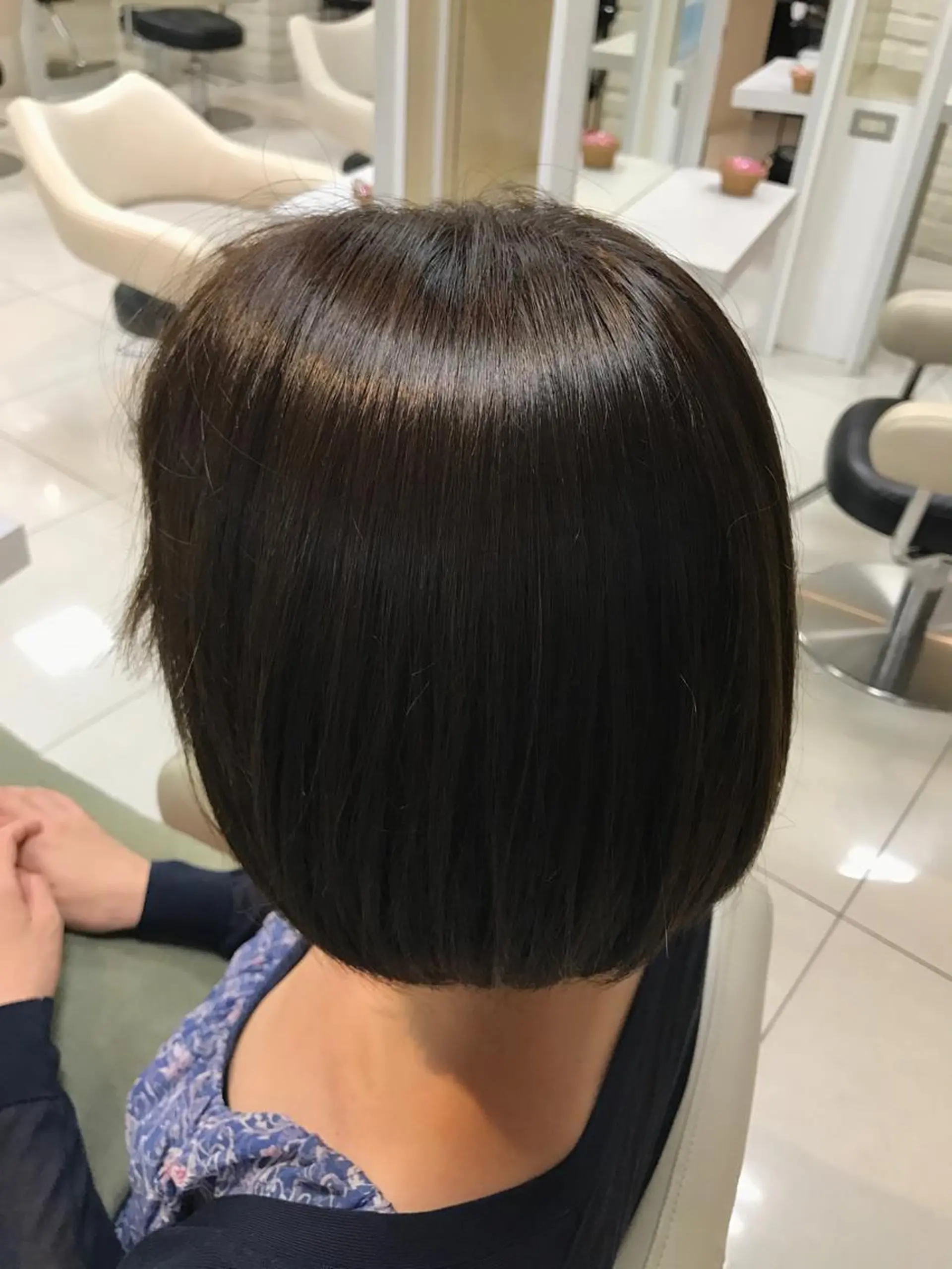 ミディアム カラー 透明感カラー 【暖色カラー特化】 中山由梨のヘアスタイル