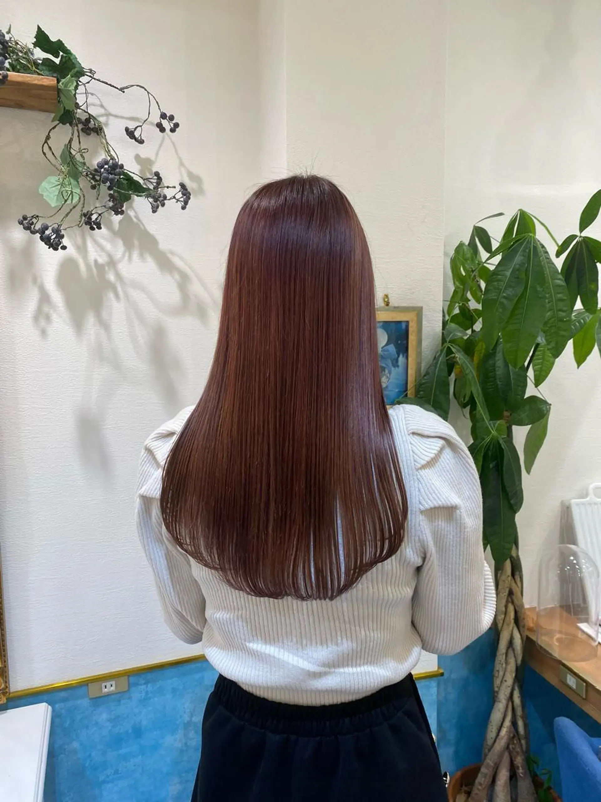 ロング カット ヘアカラー トリートメント ‎🤍髪質改善‎🤍 レイヤーカット‎🤍のヘアスタイル