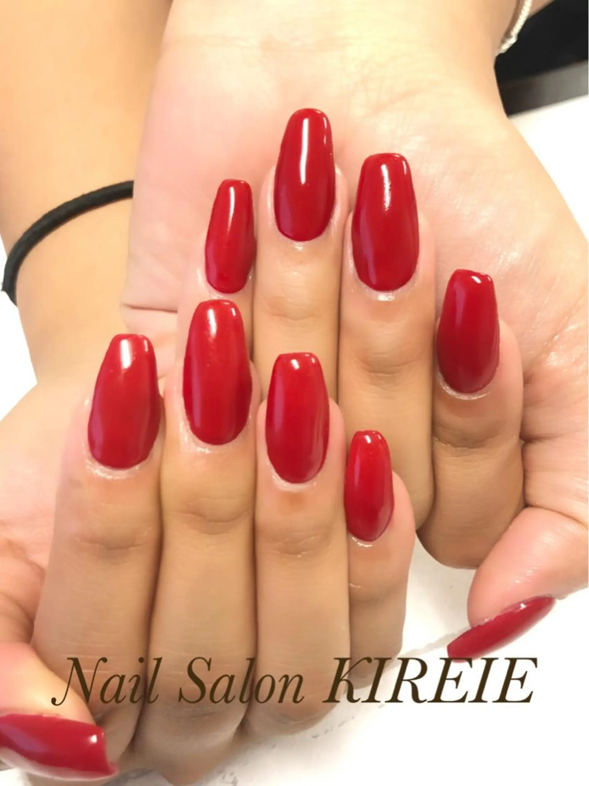 カラー ネイル ワンカラーネイル スカルプネイル KIREIE NAILSのネイルデザイン
