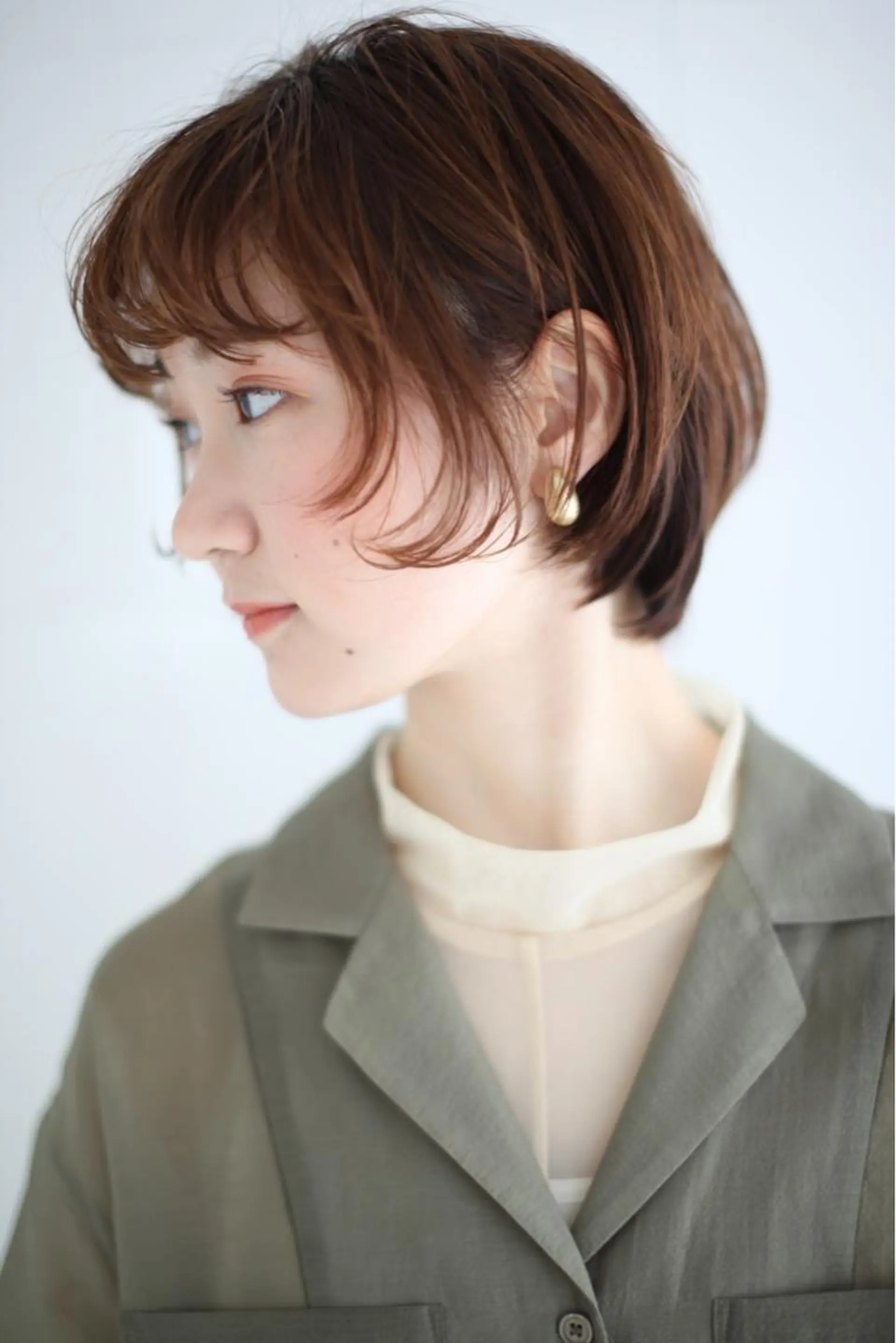 ミディアム カラー パーマ 福島成美/髪質改善 縮毛矯正/カラーのヘアスタイル