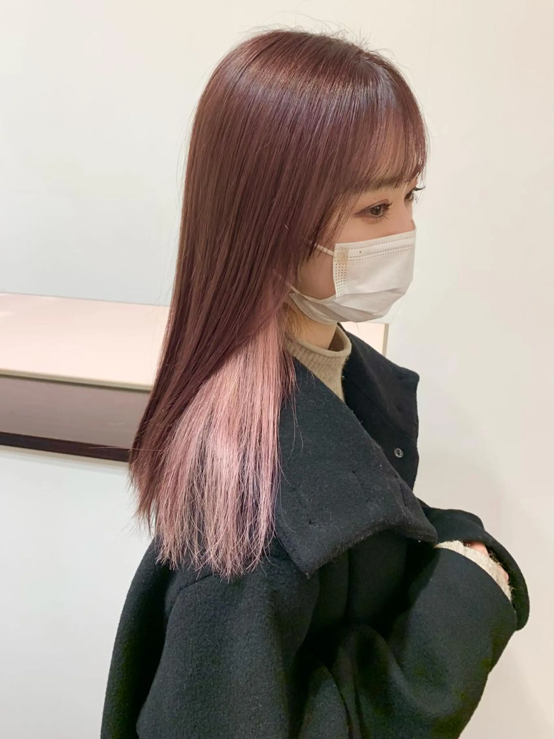 ロング カラー ラベンダーカラー 韓国風ヘア 韓国ヘア/レイヤー /大嶽佑馬のヘアスタイル