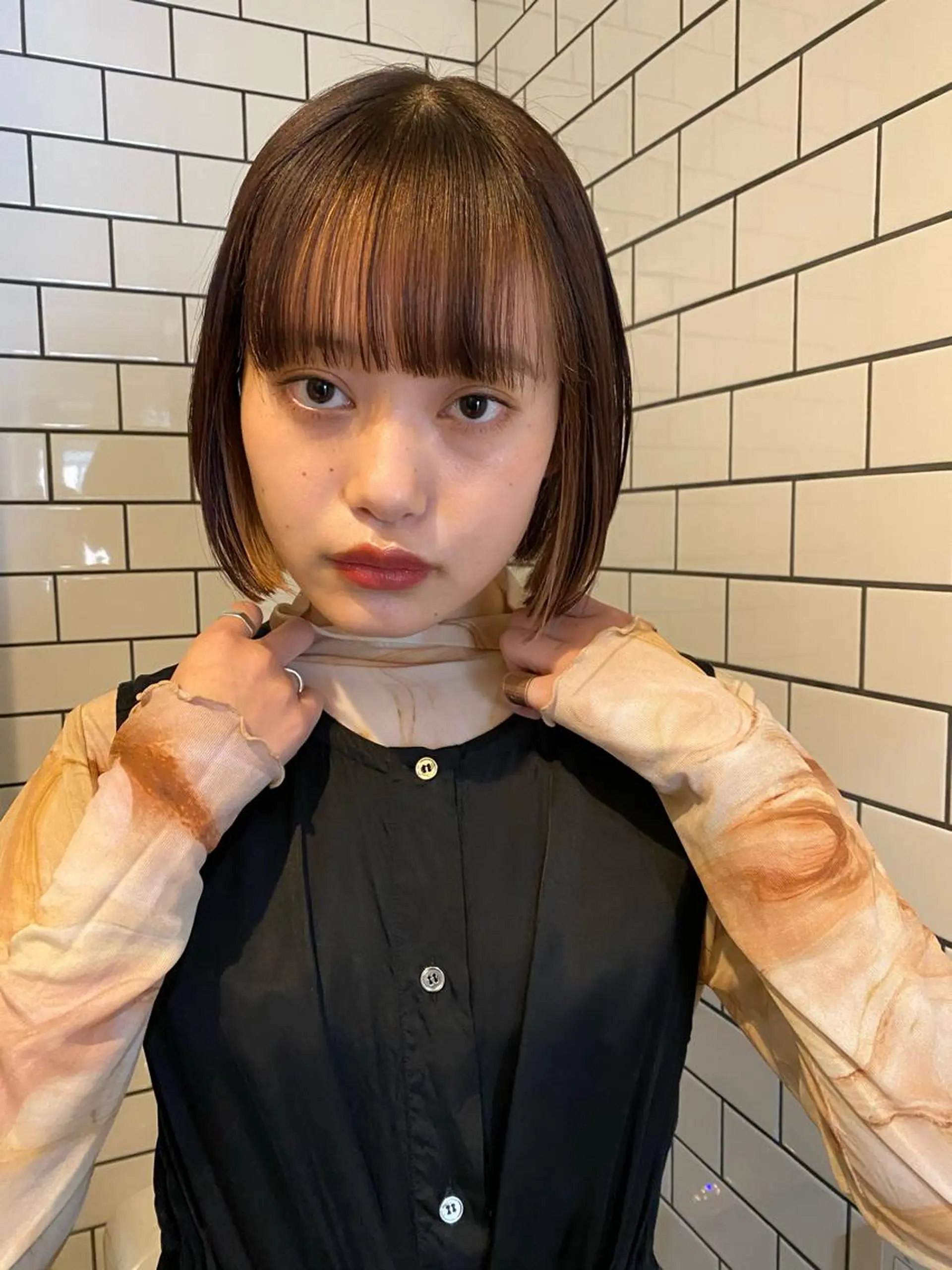 ショート カラー #ブリーチカラー Akihoのヘアスタイル