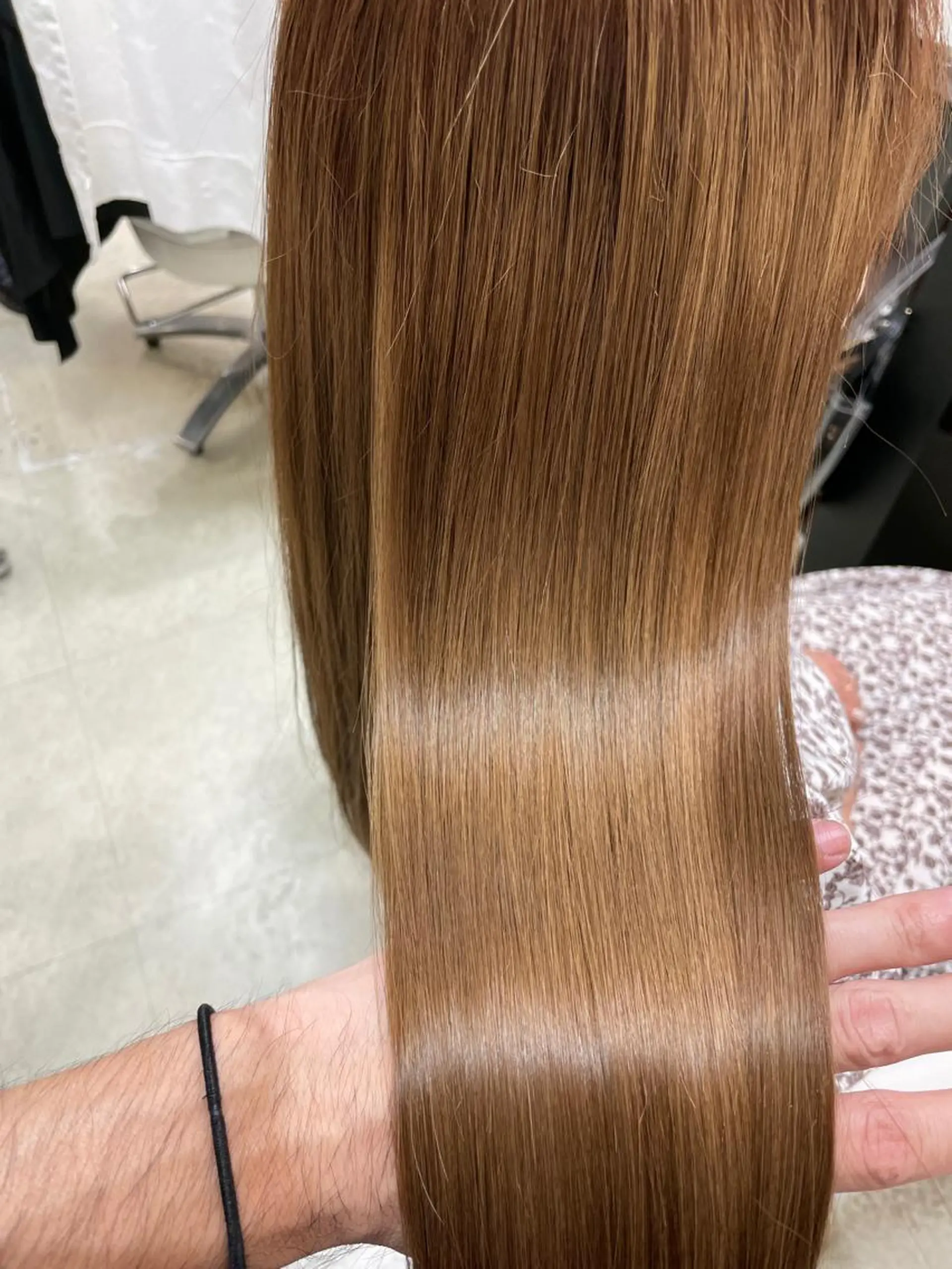 ロング カット 縮毛矯正 le. pidorgeのヘアスタイル