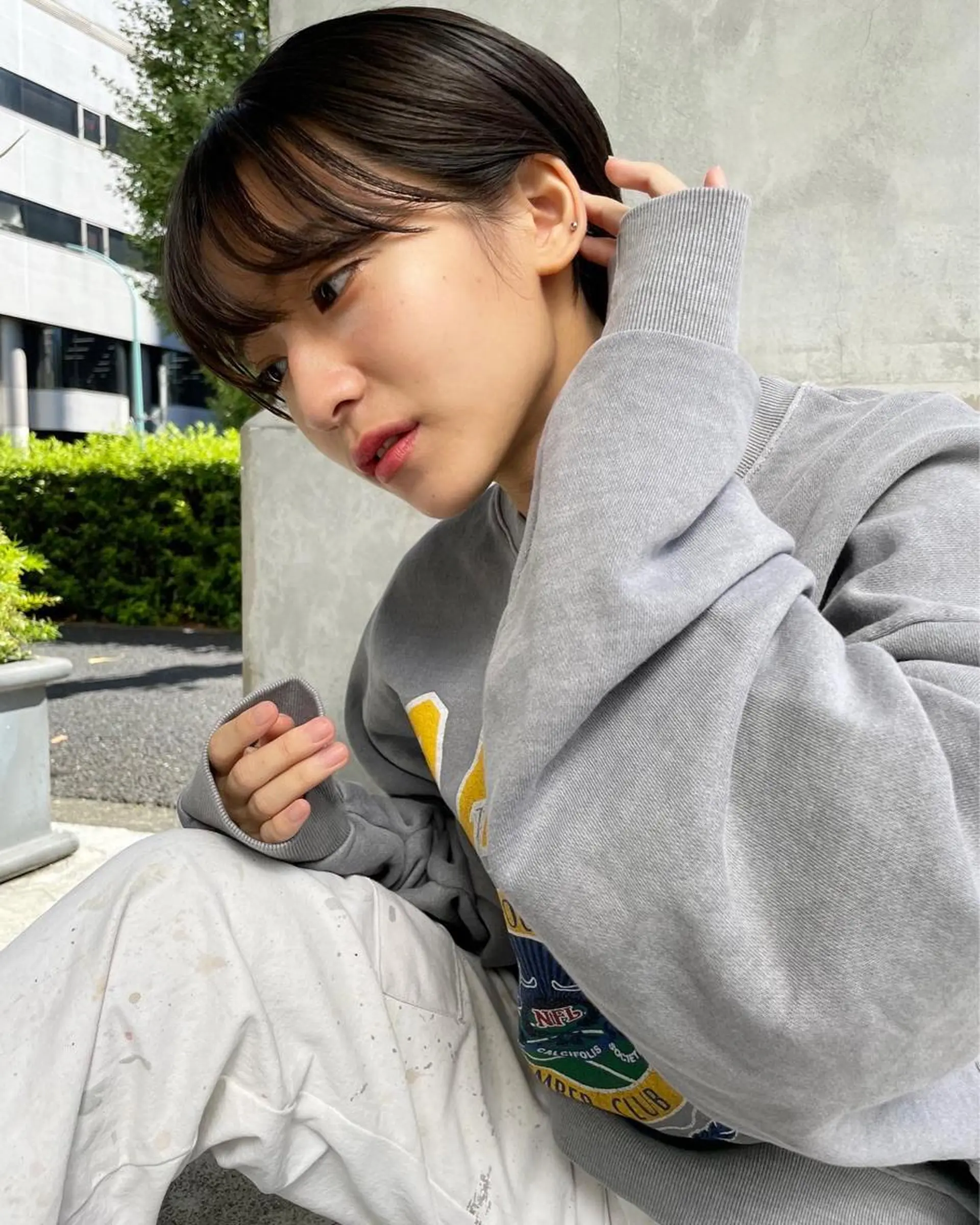 ショート カット ヘアカラー 河原 亮のヘアスタイル