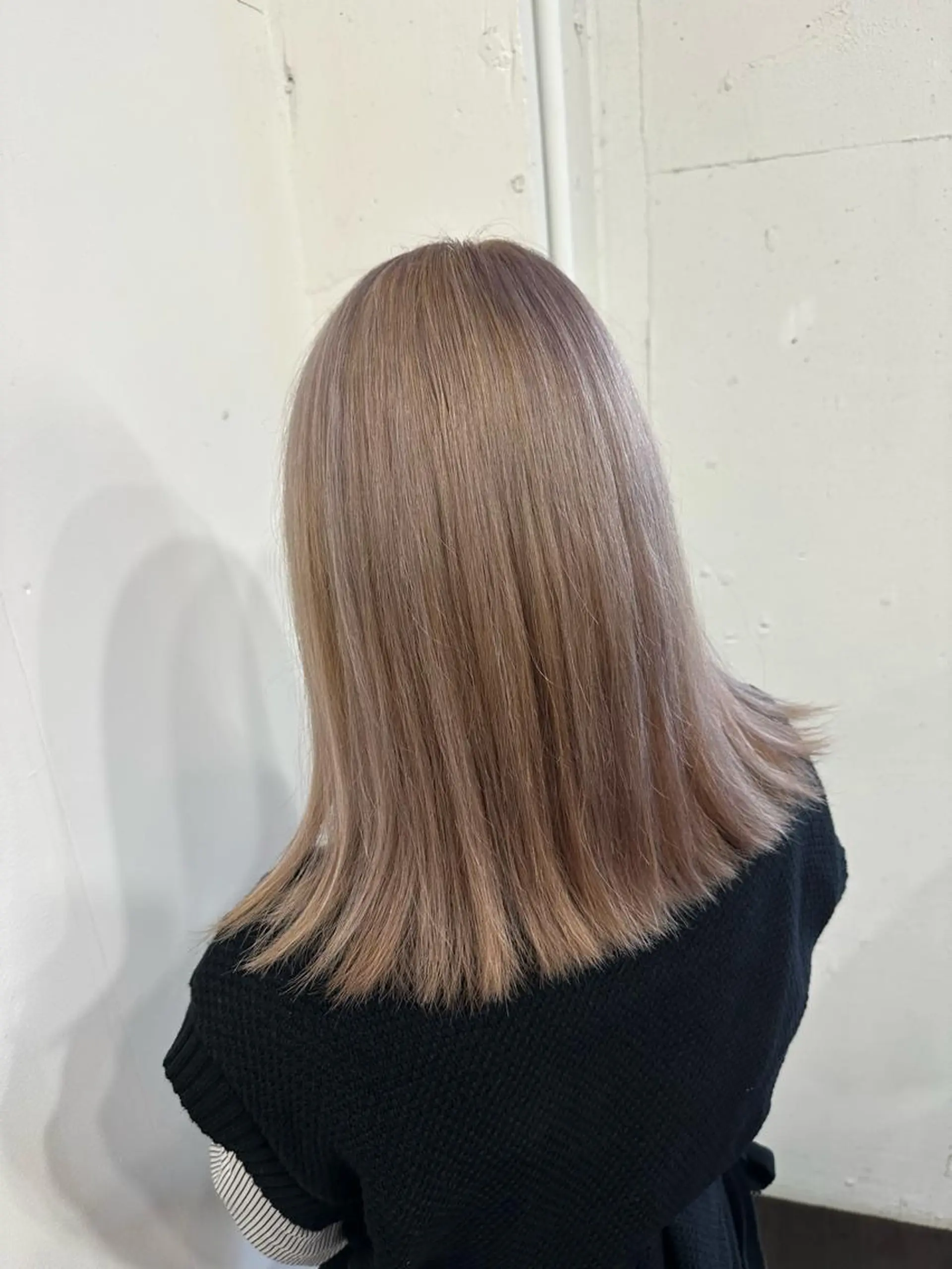 ミディアム カラー ヘアアレンジ カット ヘアカラー トリートメント DANY🦋名駅✂︎ 艶髪/透明感カラーのヘアスタイル