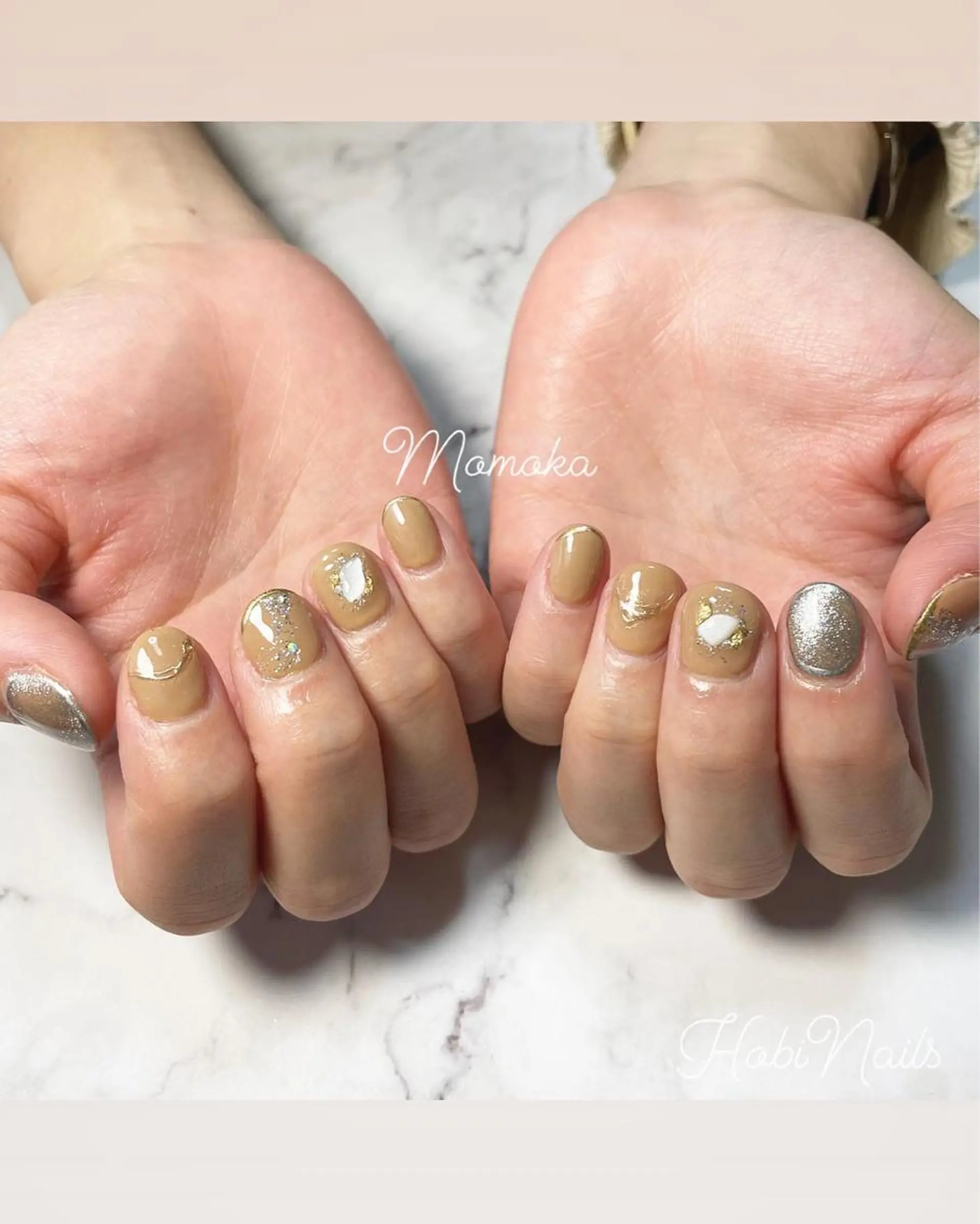 ネイル ラメ(グリッター) Momo nailsalonのネイルデザイン