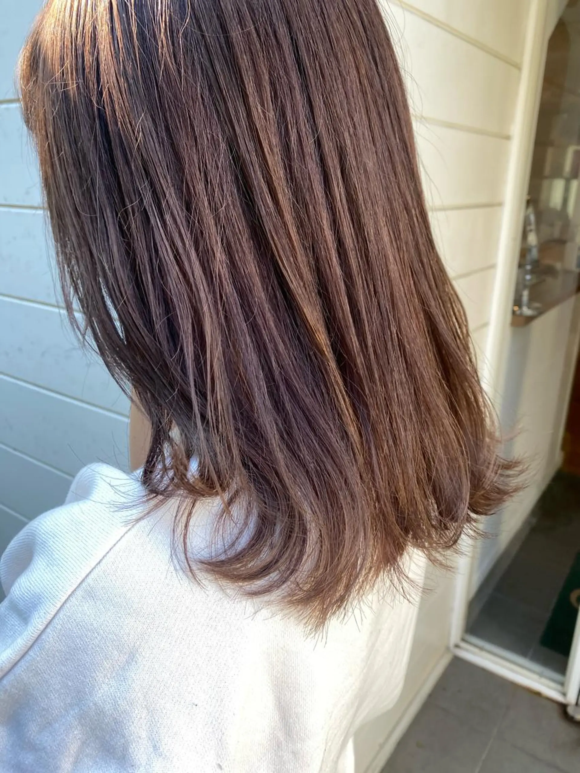 ミディアム カラー パーマ ヘアアレンジ メンズ キッズ ネイル マツエク・マツパ インナーカラー/ KANAのヘアスタイル