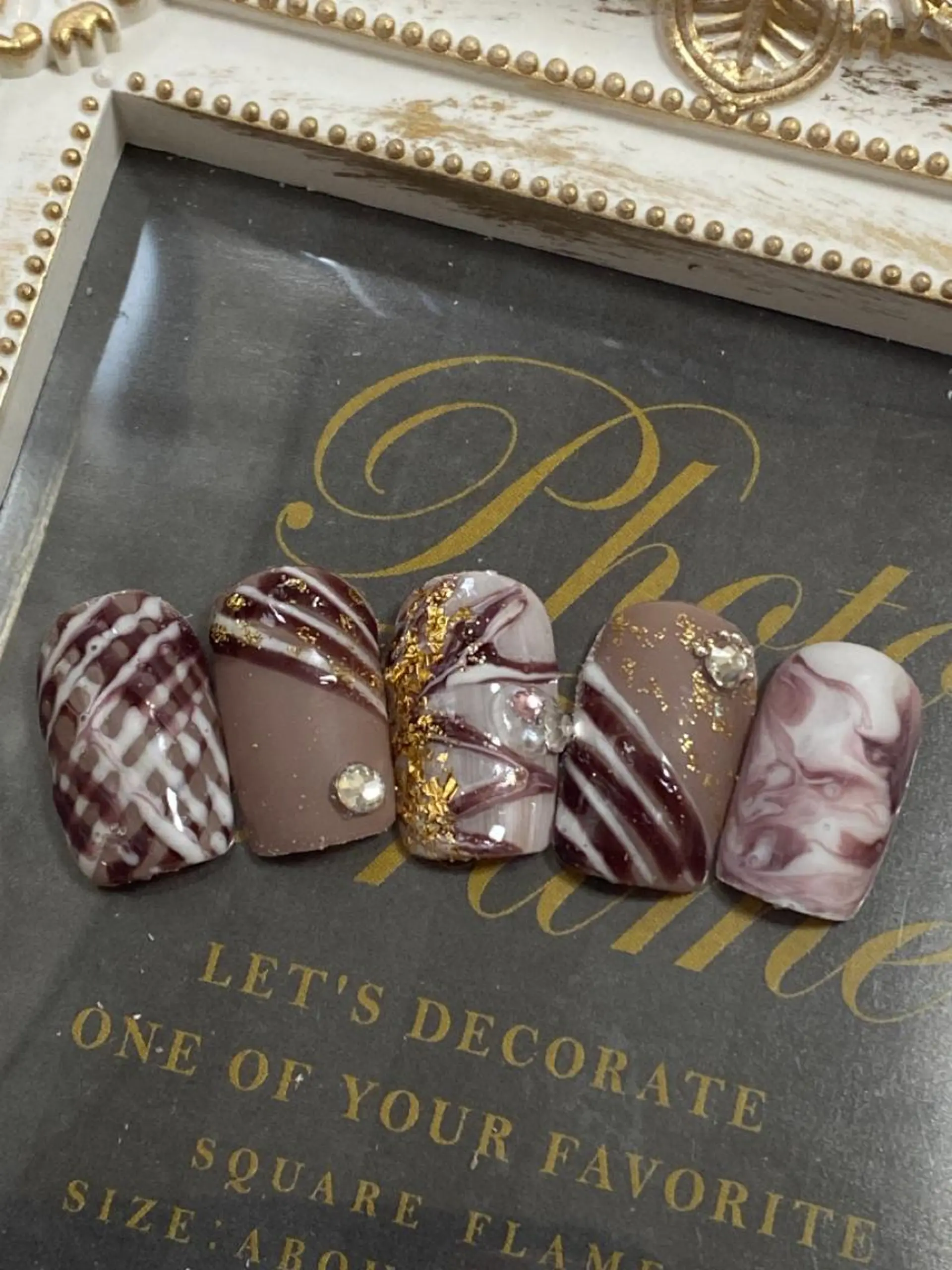 ネイル バレンタイン 自宅ネイルサロン ♦️nuance♦️のネイルデザイン