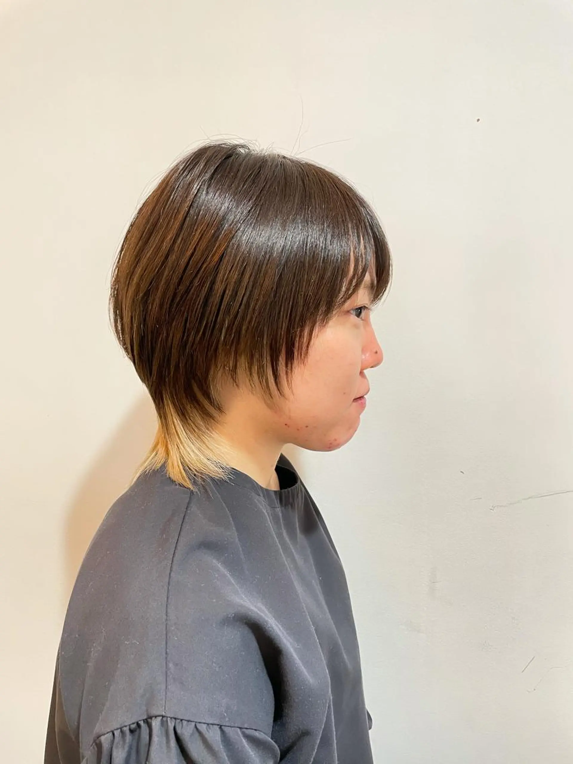 ショート 艶カラー/顔周り🌸 自由が丘/工藤さくらのヘアスタイル