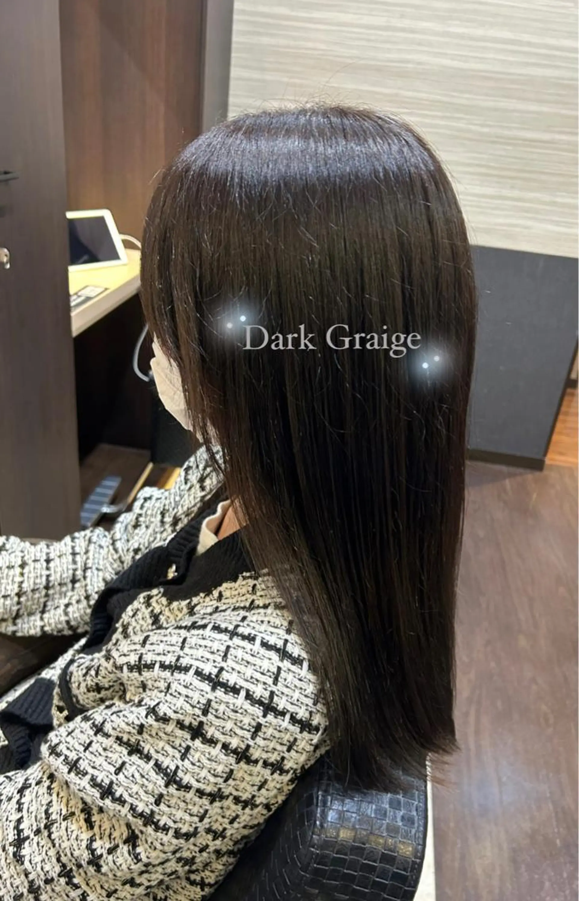 ロング カラー 透明感カラー ダークグレー ダークグレージュ グレージュ トリートメント ⭐️似合わせアップ ⭐️並木奏絵のヘアスタイル