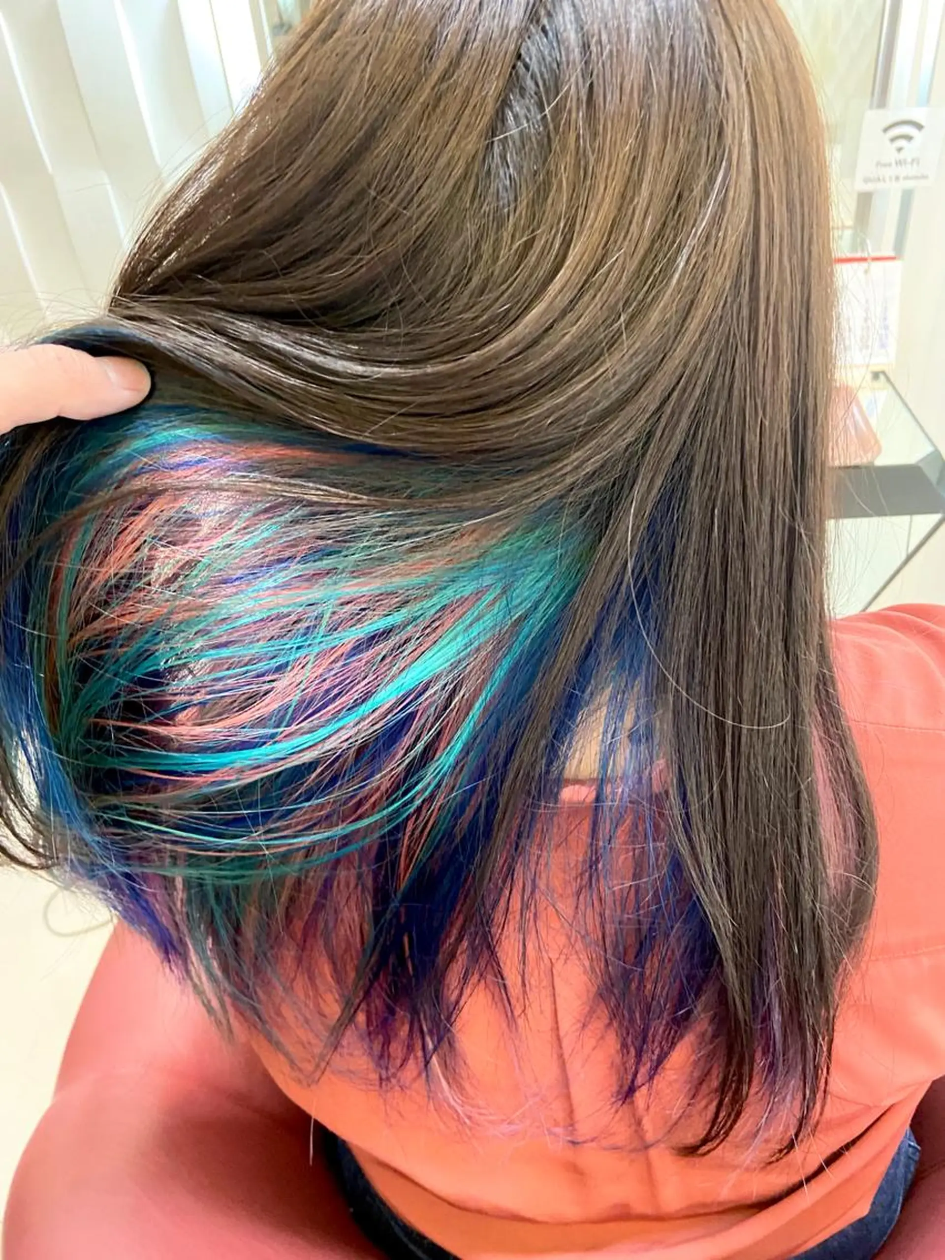 ロング カラー ブリーチ インナーカラー 【髪質改善×カラー】 QUALIS沓掛貴浩のヘアスタイル