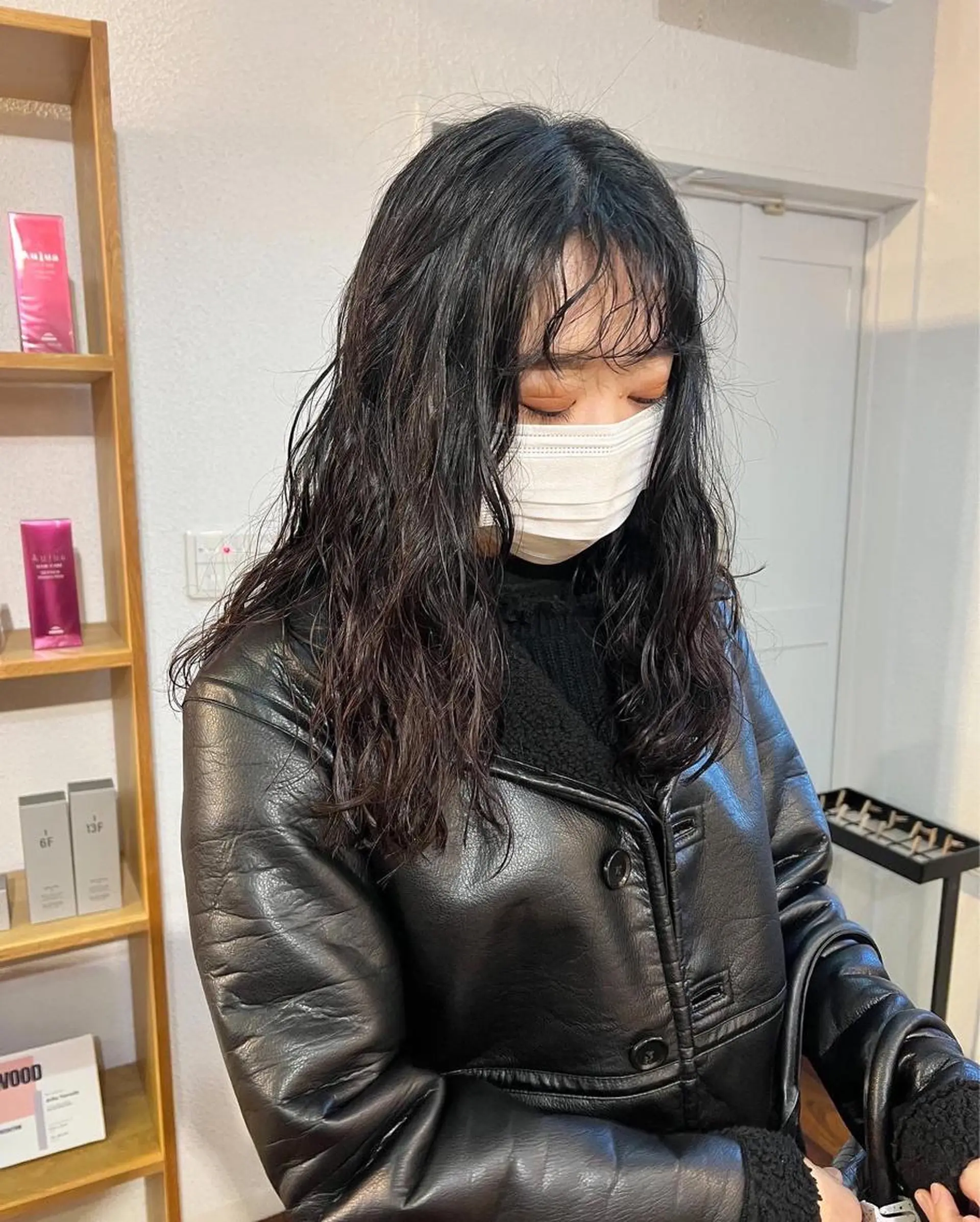 ロング パーマ ロング カット パーマ 水野 雪 /パーマ/暖色カラーのヘアスタイル