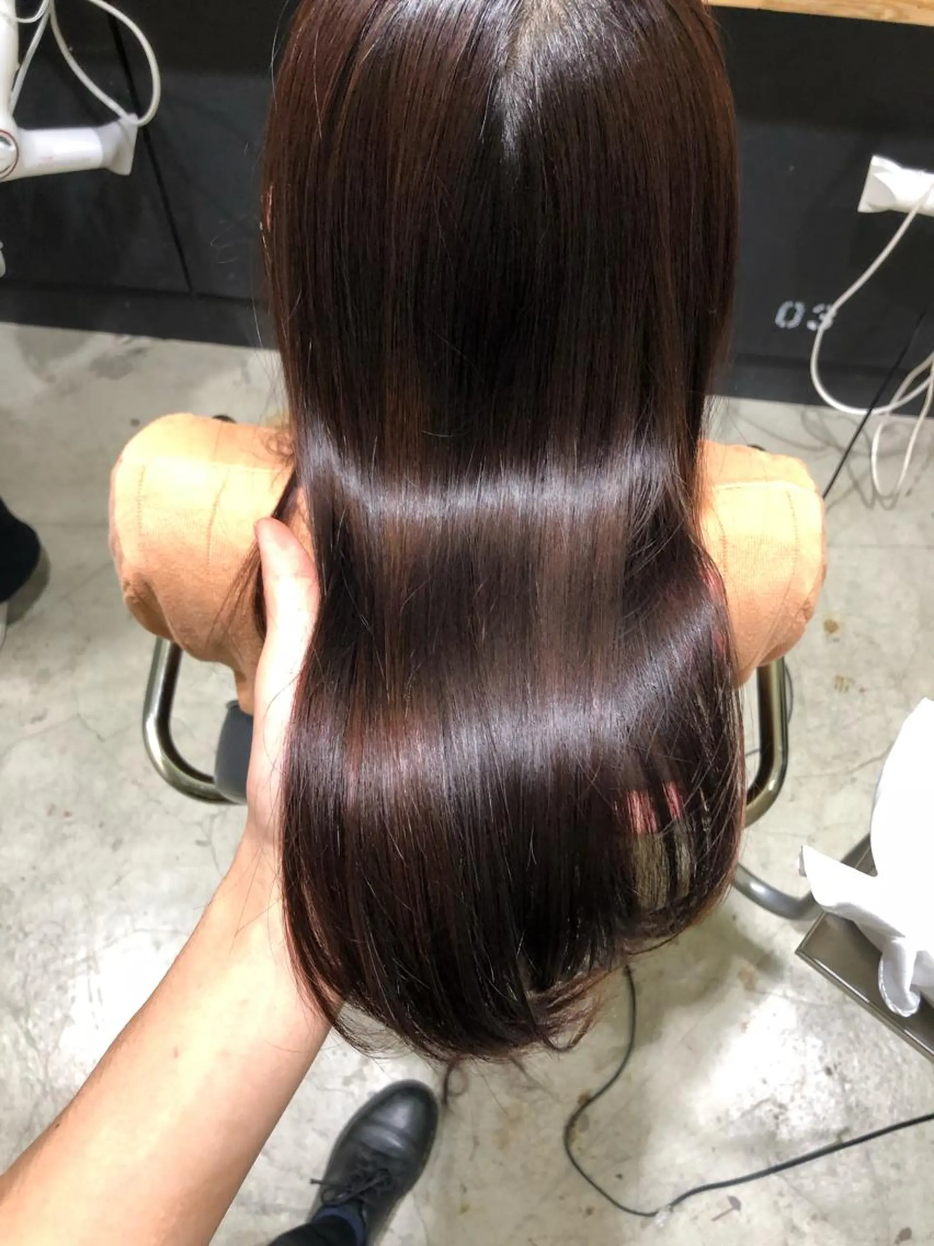 ロング カラー カット ヘアカラー 舘野 太嘉宏のヘアスタイル