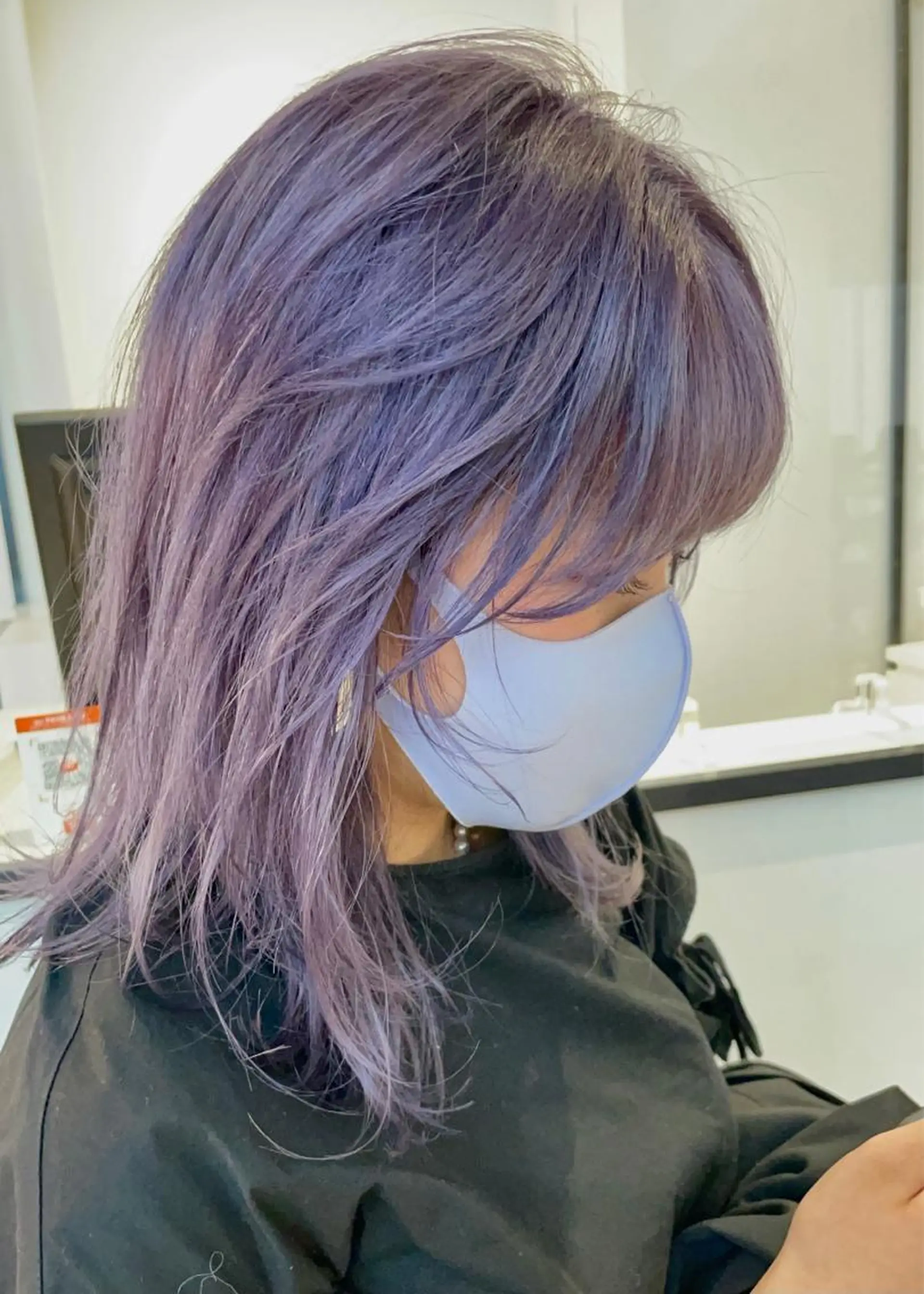 ミディアム カラー ヘアカラー 🇰🇷カルマパーマ kaito🇰🇷のヘアスタイル