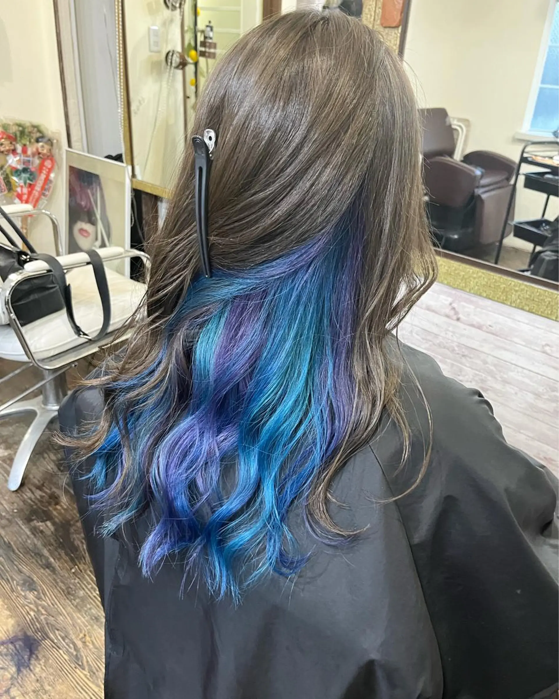 ミディアム カラー ヘアカラー 渡辺 健太のヘアスタイル