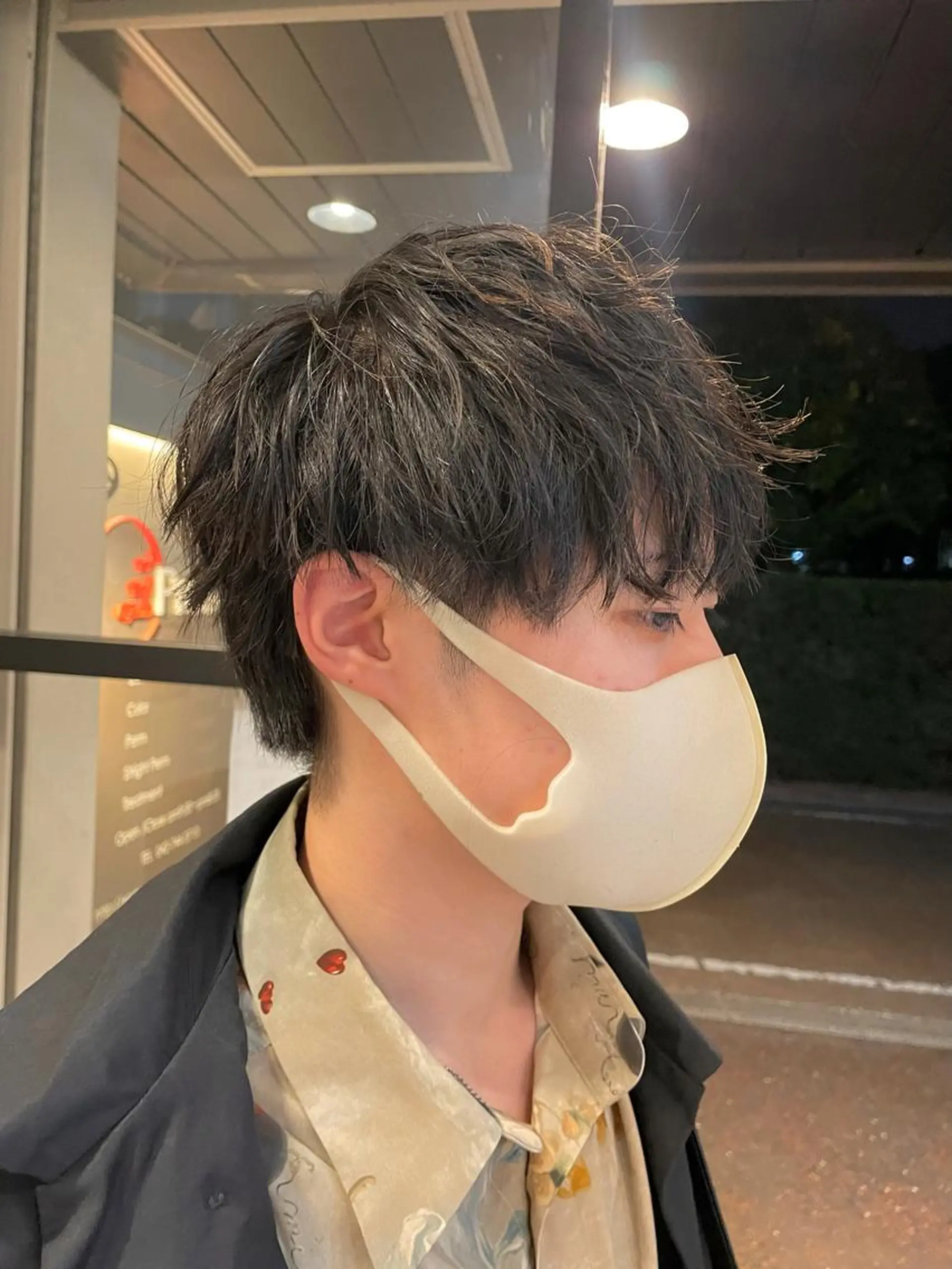 メンズ 髪質改善×白髪ぼかし 美容師✂️武澤龍賀のヘアスタイル