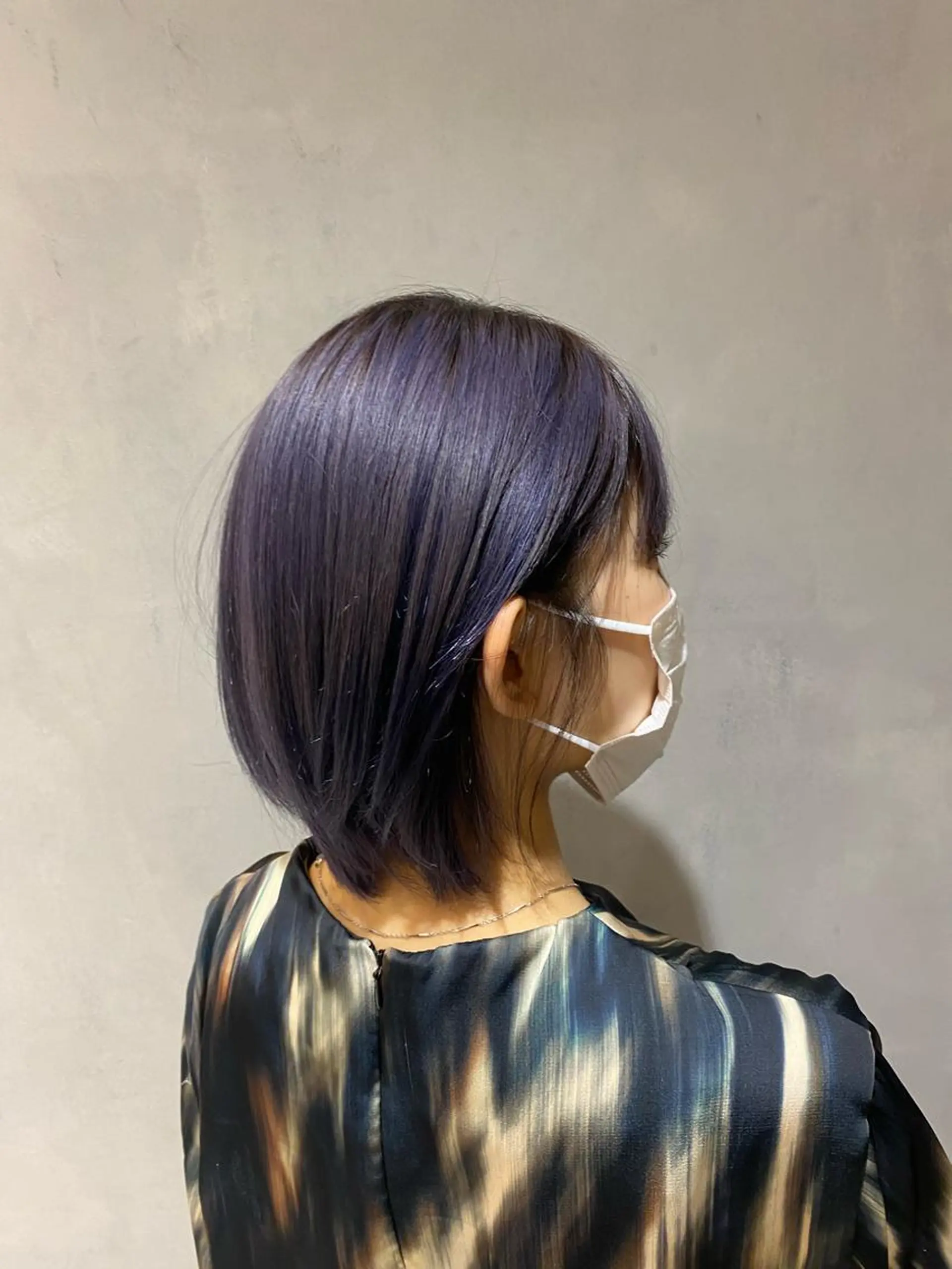 カラー シルバー ふじ ここなのヘアスタイル