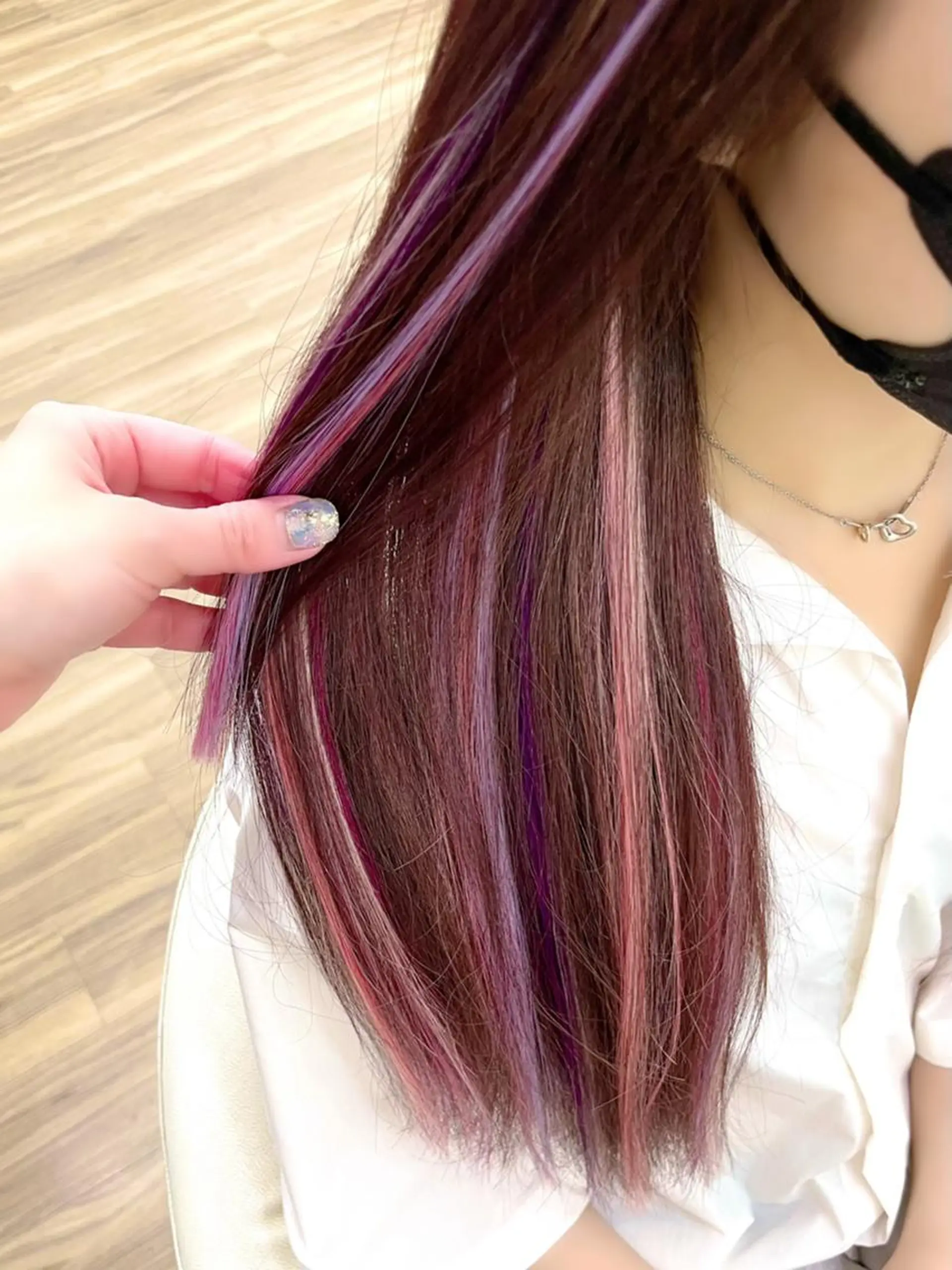 ロング エクステ GLOSS 心斎橋 山上のヘアスタイル