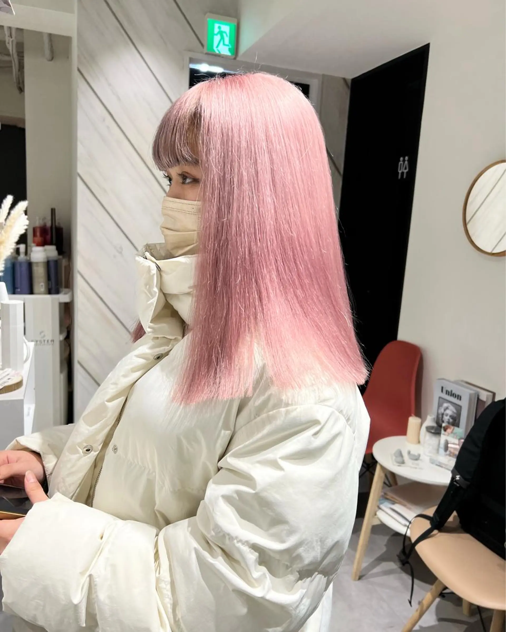 ミディアム デザイン🥇複雑履歴 ハイトーン特化のヘアスタイル