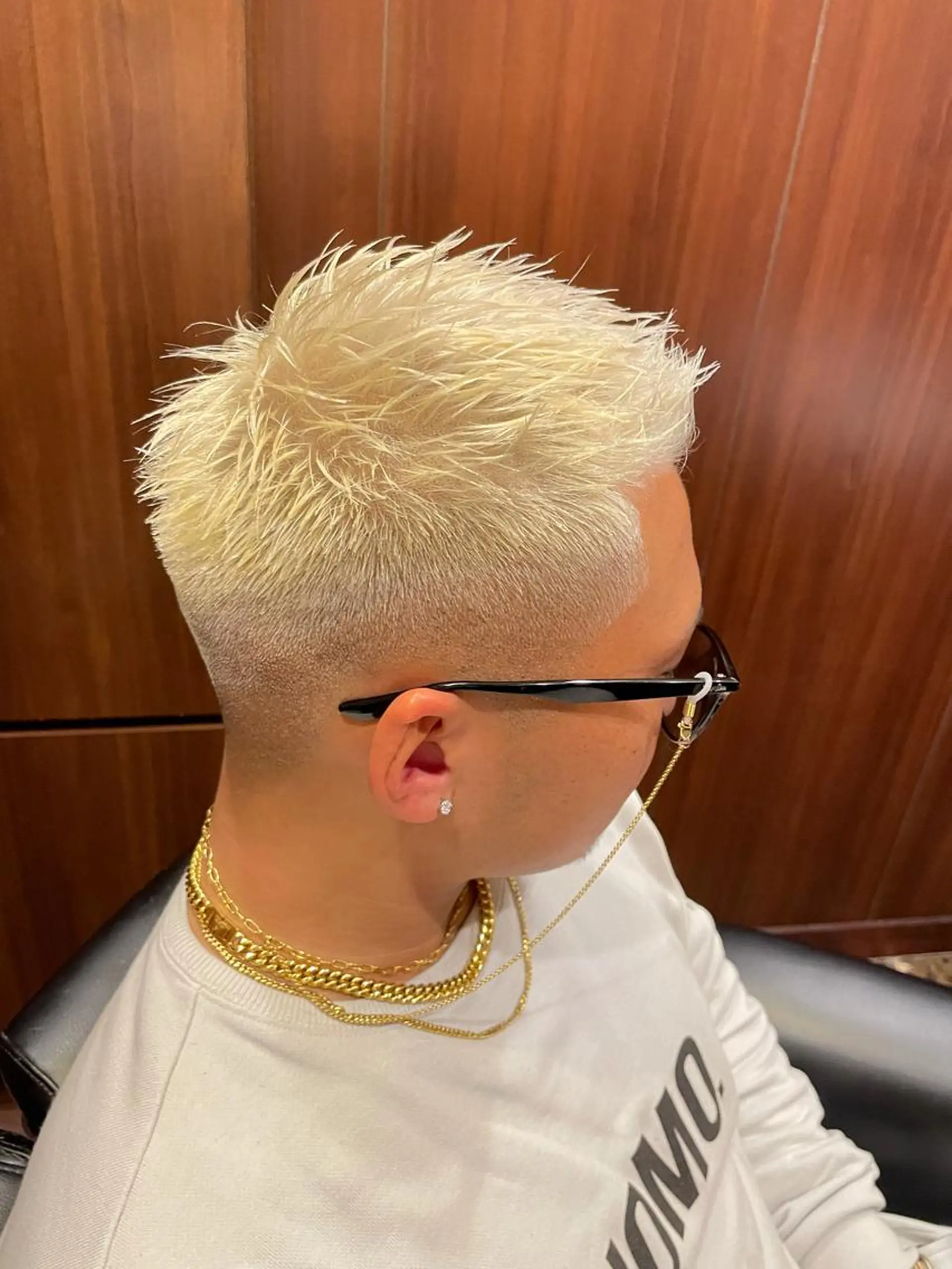 ショート メンズ フェードカット ヘアーサロンチョップショップ所属・吉祥寺バーバー takumiのヘアスタイル