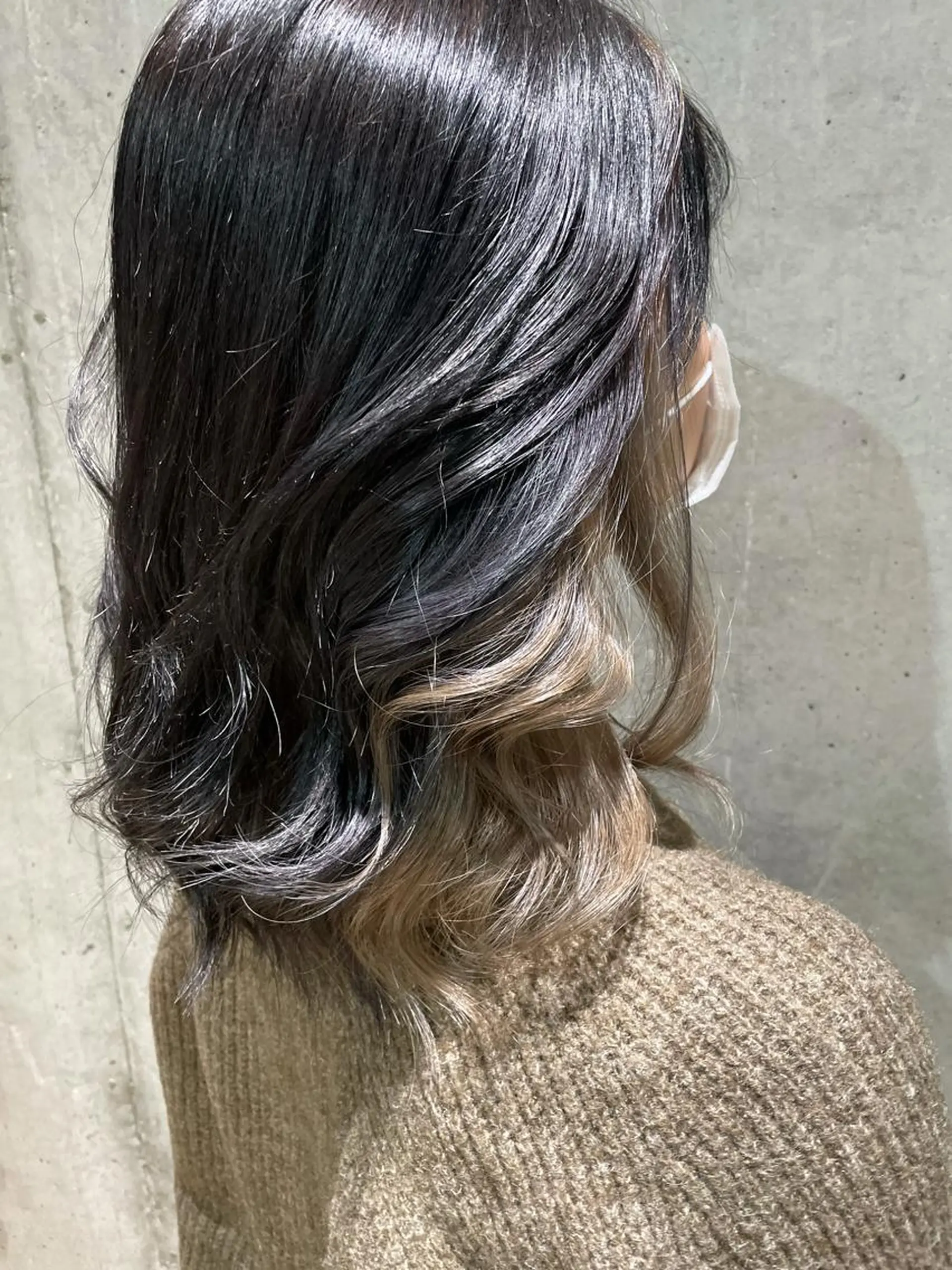 カラー 坂野 結子のヘアスタイル